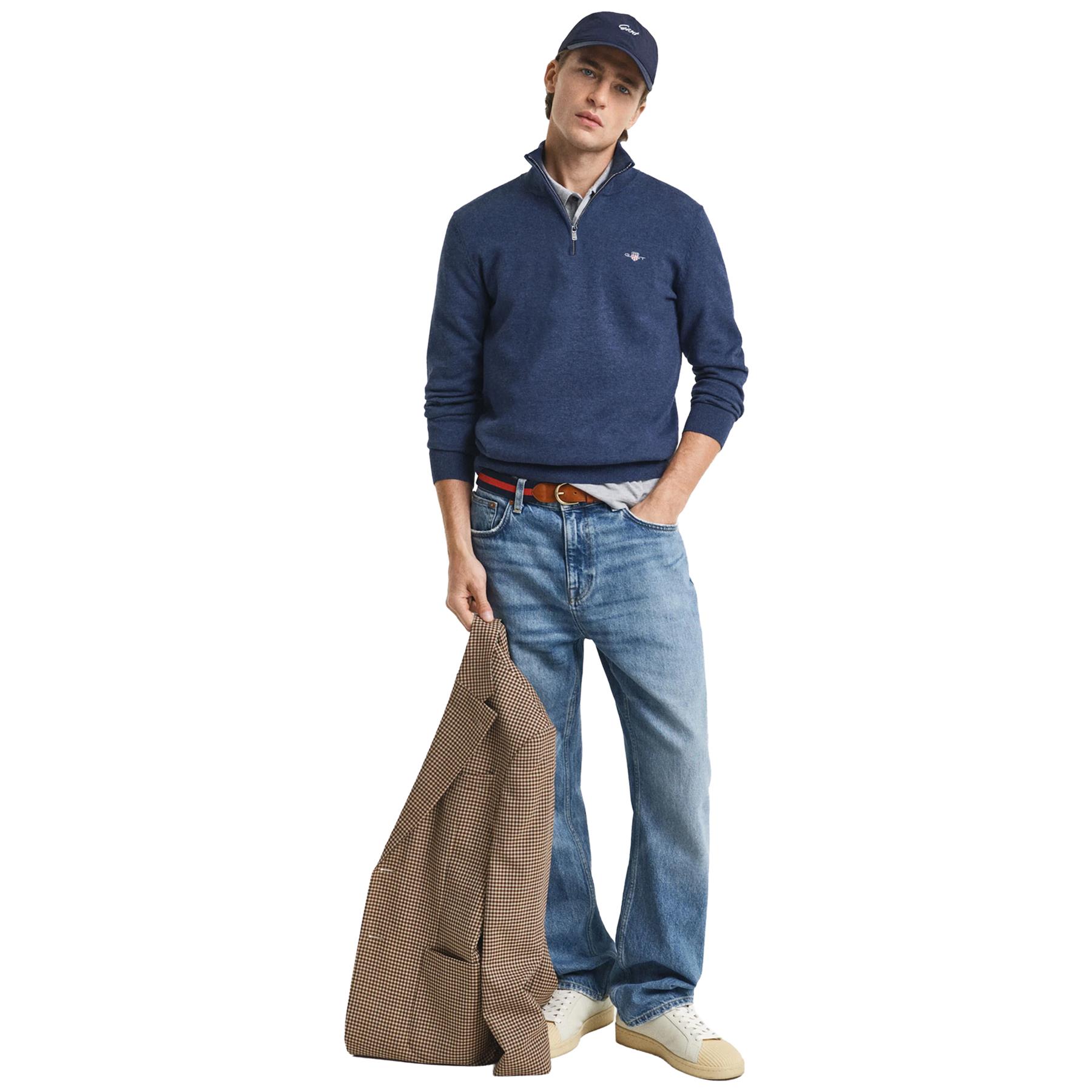 Gant Mens Sweatshirt Casual Crew Neck Designer Pullover Winter Classic Jumper - Picture 24 of 60