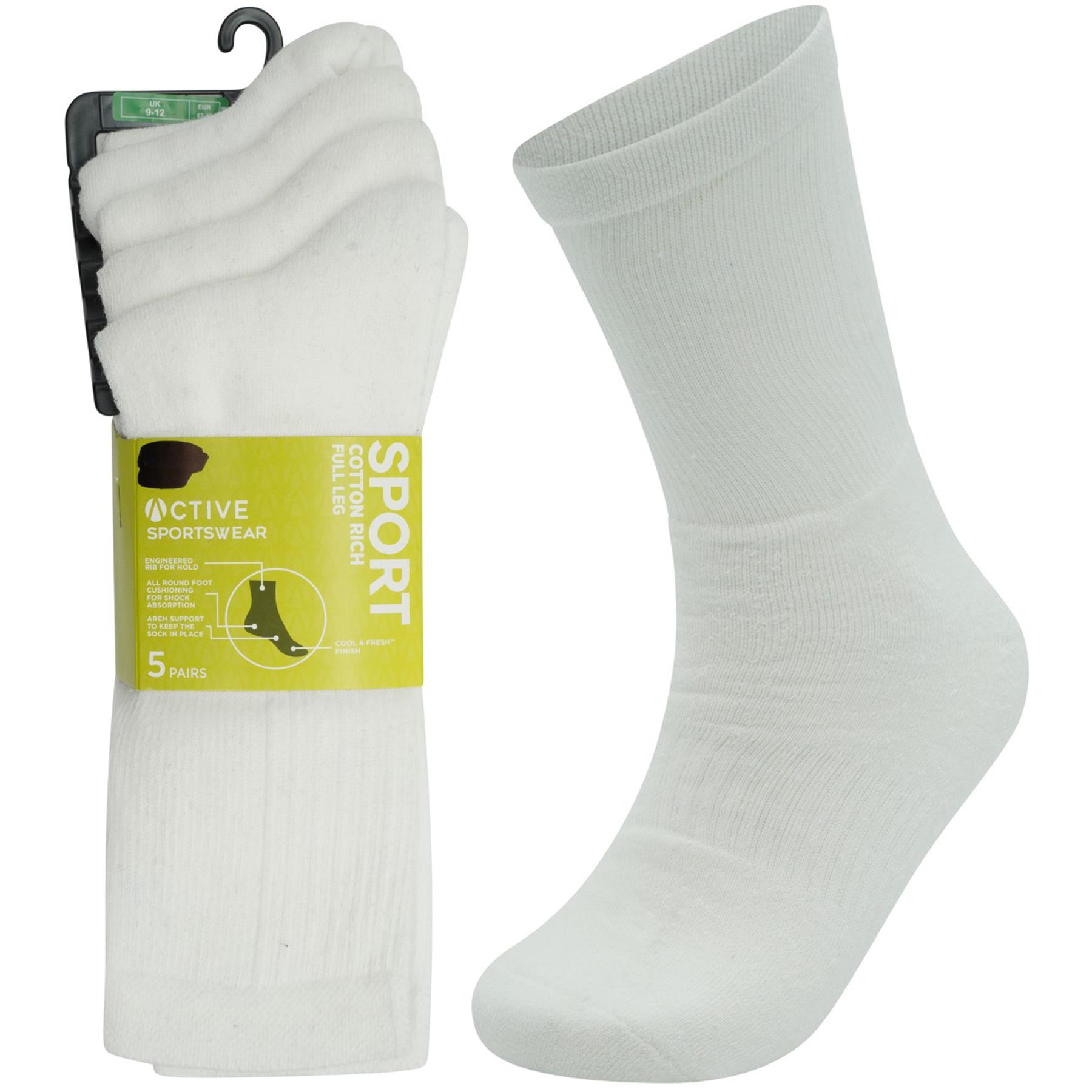 Men's Clothing 16 Pairs Mens Work Socks Heavy Duty Cotton Rich With Arch Foot Support Sock Men