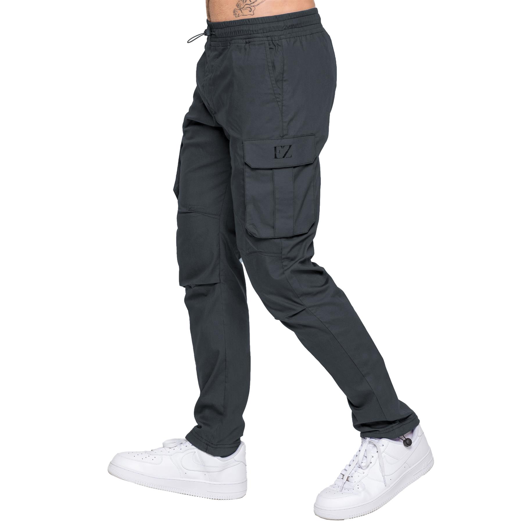 Enzo Jeans Herren Cargohose Freizeit Elastisch Arbeitshose - Picture 11 of 29