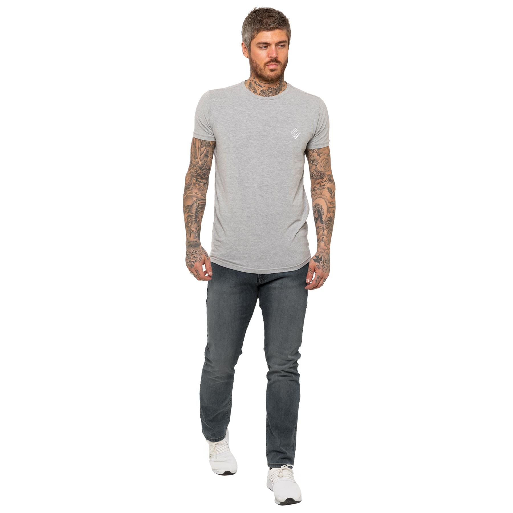 Pantalones de mezclilla elásticos calce regular pierna recta Kruze Jeans para hombre tallas UK - Imagen 23 de 23