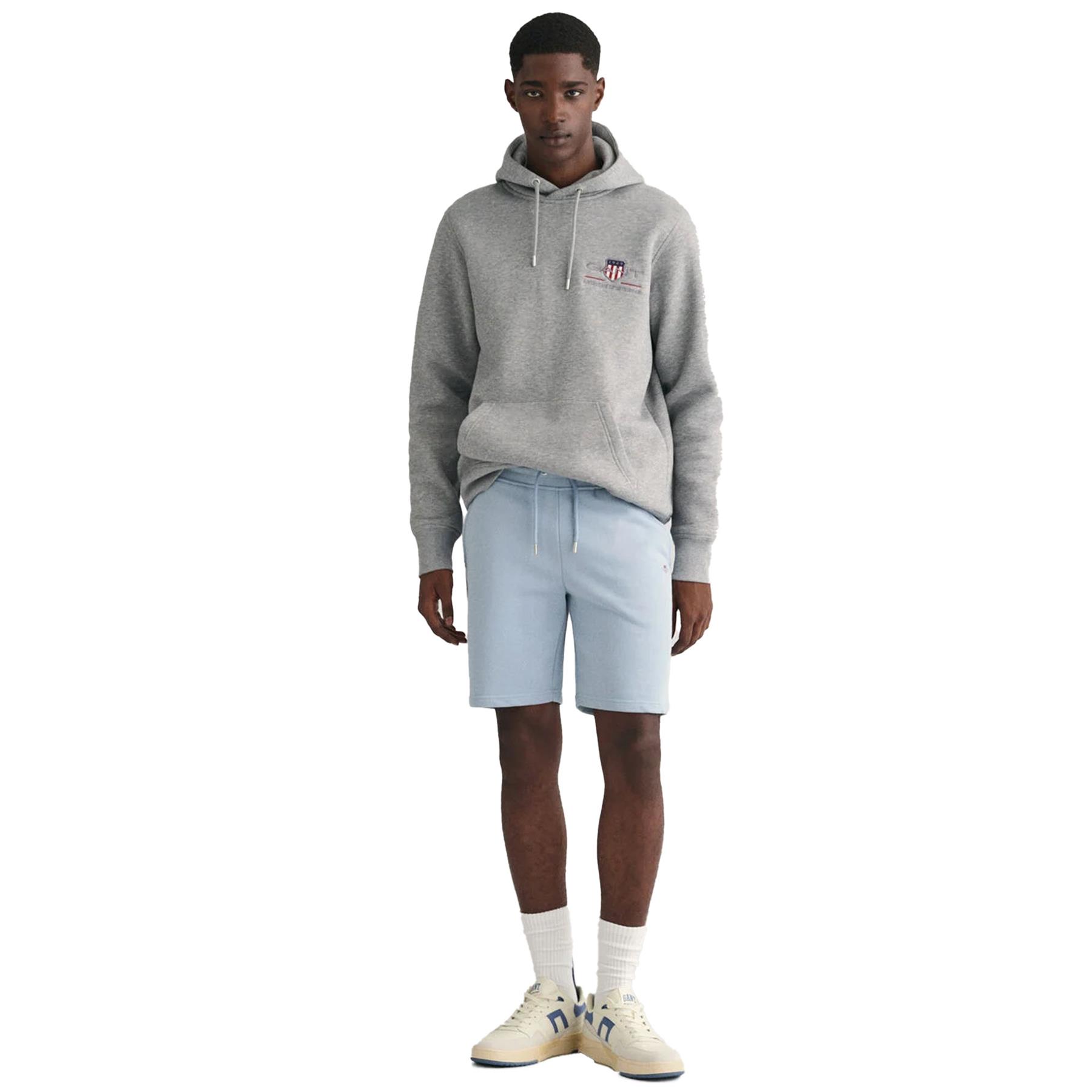 Gant Mens Shield Sweat Shorts Casual Cotton Summer Elasticated Half Pants - Picture 39 of 40