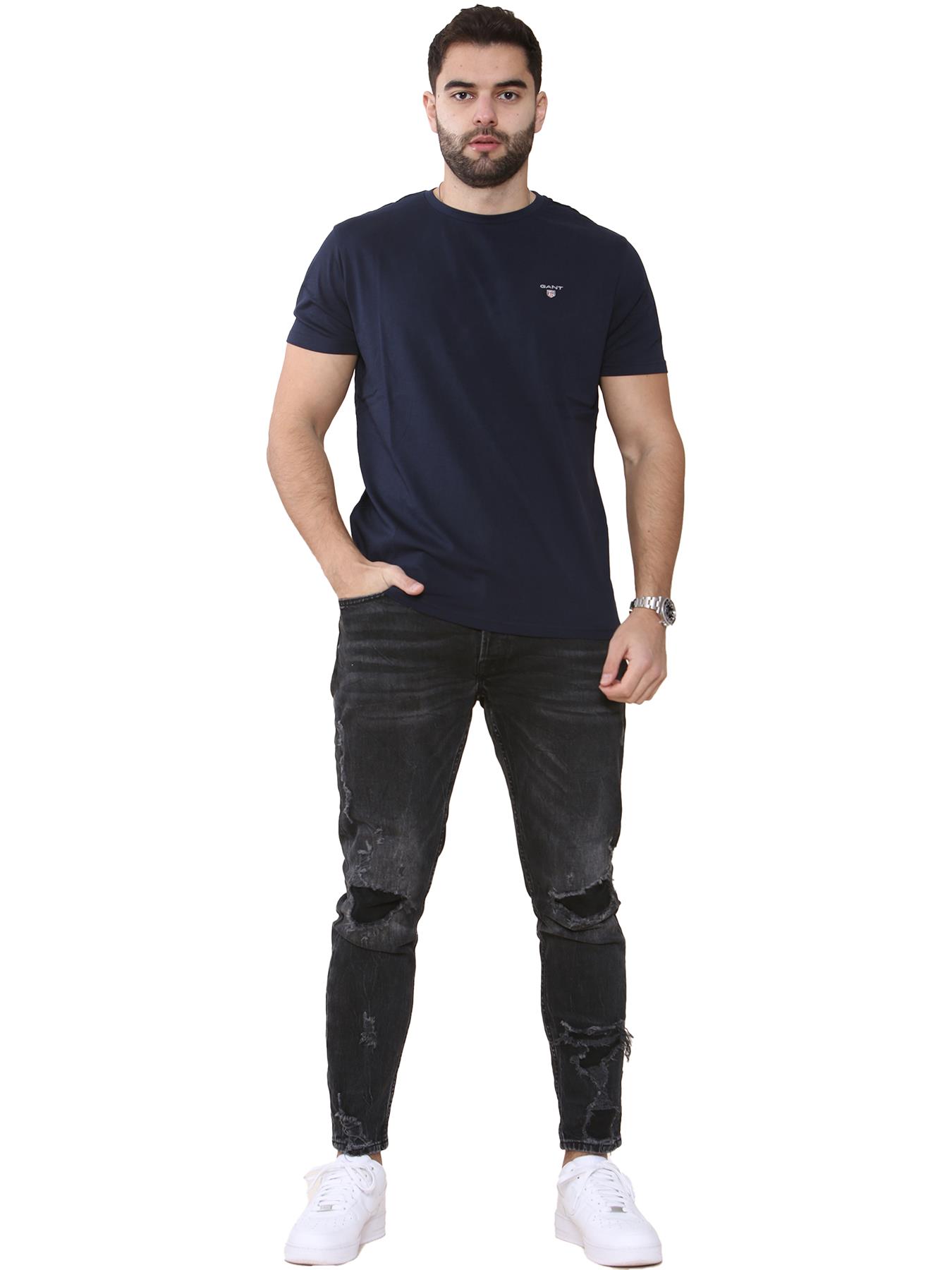 GANT Algodón Hombre Camisetas Manga Corta Casual Top Cuello Redondo Talla UK - Imagen 20 de 95