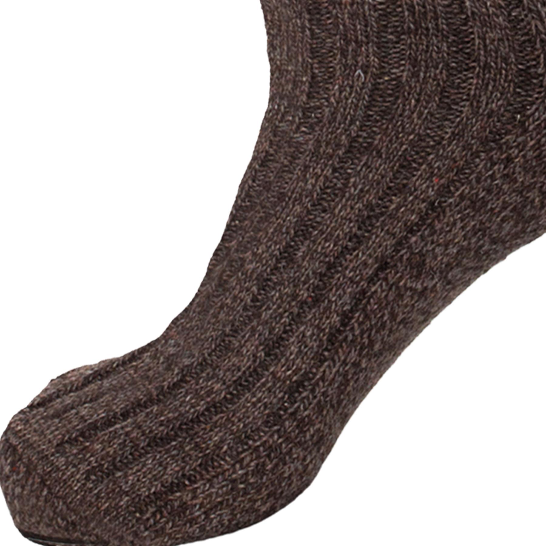 Mens Non Elastic Wool Socks Winter Warm Diabetic Thick Hiking Everyday Socks - Picture 19 of 34