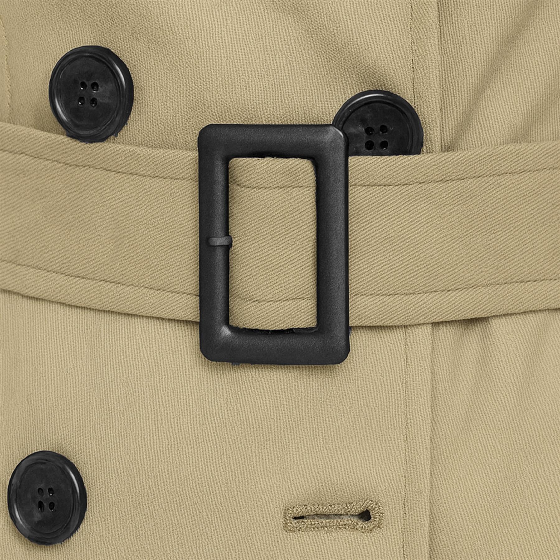Enzo Damen Trenchcoat Damen Wasserdicht Lange Warme Jacke Mit Knöpfen - Picture 14 of 22