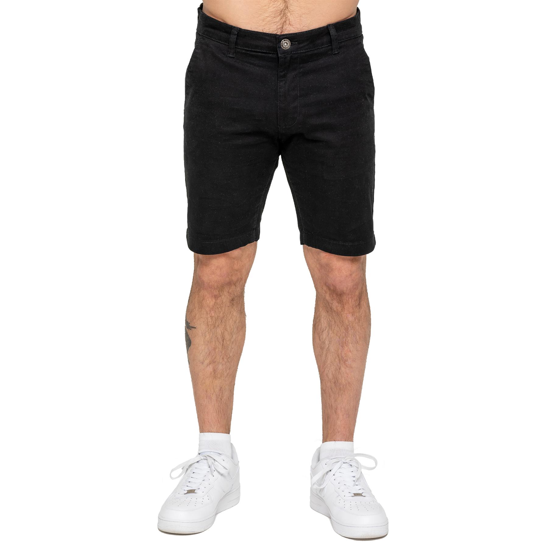 Enzo Herren Chino Shorts Freizeit Baumwolle Sommer Stretch Slim Fit Halb Hose - Bild 6 von 34