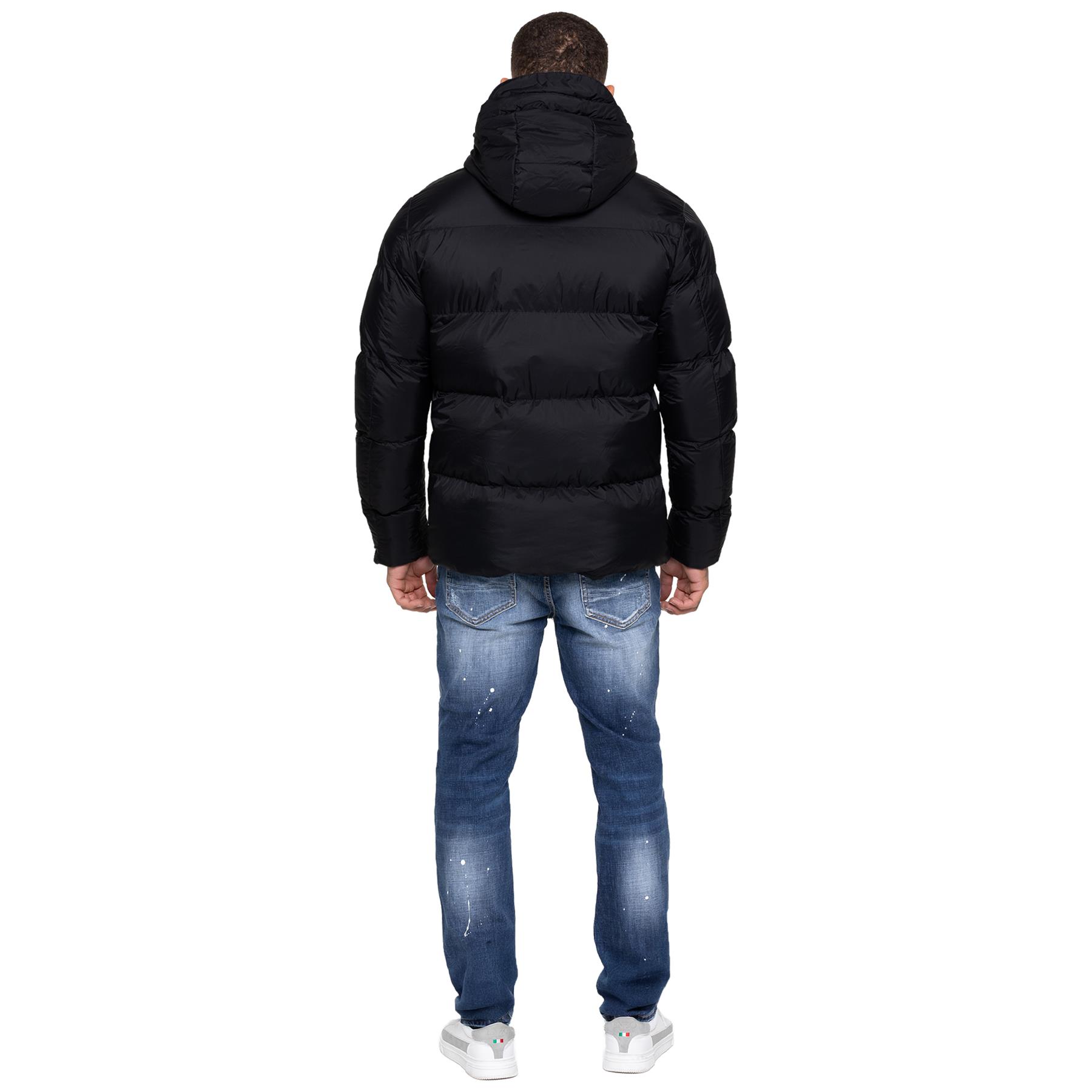 Kruze Hombre Chaqueta Acolchada Impermeable Invierno Suave Cálido Casual Capucha - Picture 10 of 28