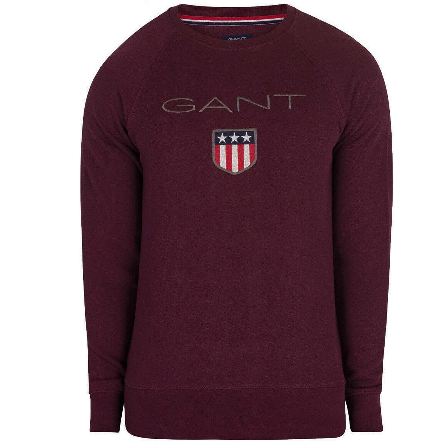 Gant Mens Sweatshirt Casual Crew Neck Designer Pullover Winter Classic