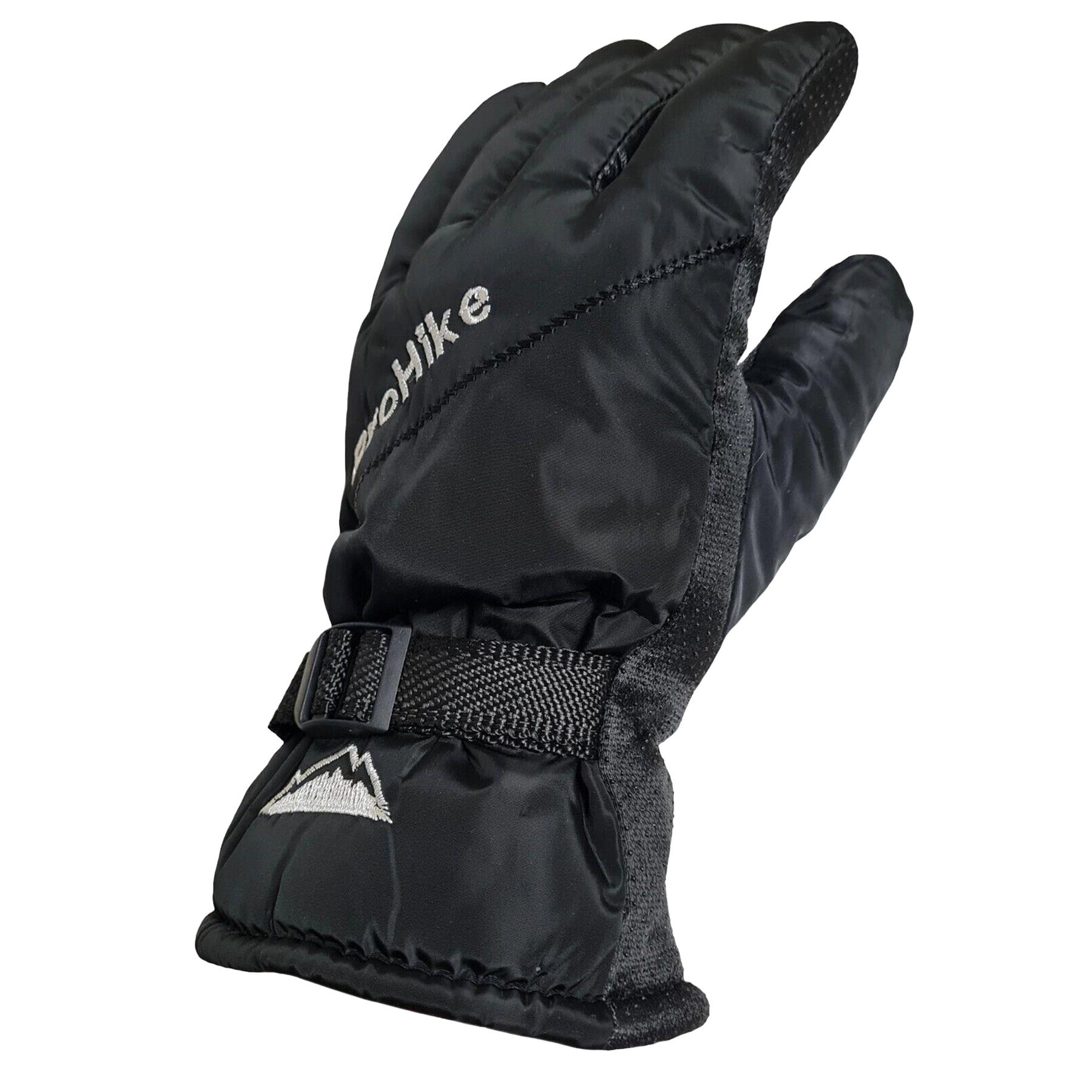 Mens Thermal Gloves Winter Warm Windproof Sherpa Fleece Lined Insulated Glove - Picture 5 of 6