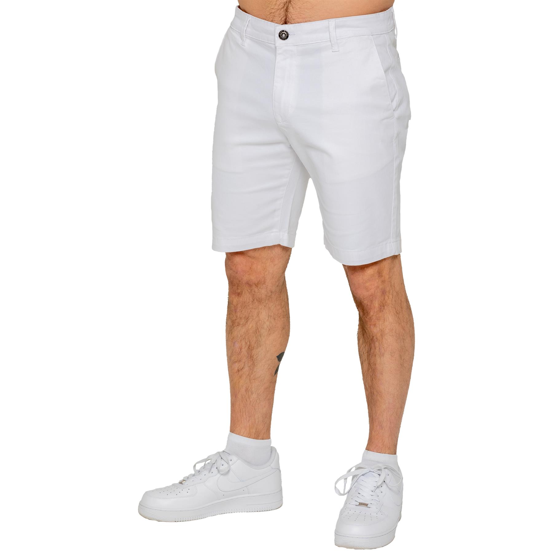 Enzo Herren Chino Shorts Freizeit Baumwolle Sommer Stretch Slim Fit Halb Hose - Bild 29 von 34