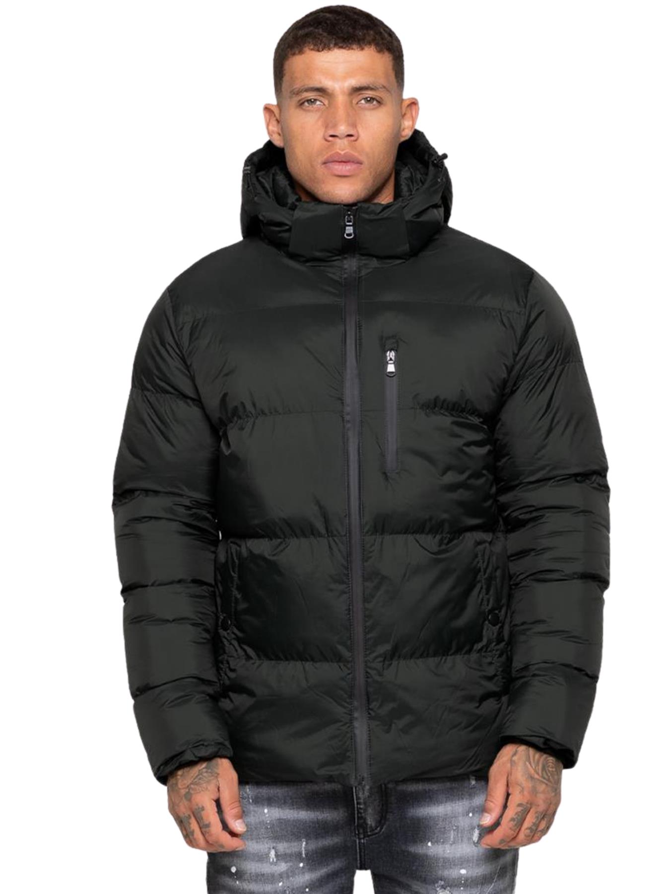 Kruze Hombre Chaqueta Acolchada Impermeable Invierno Suave Cálido Casual Capucha - Picture 20 of 28
