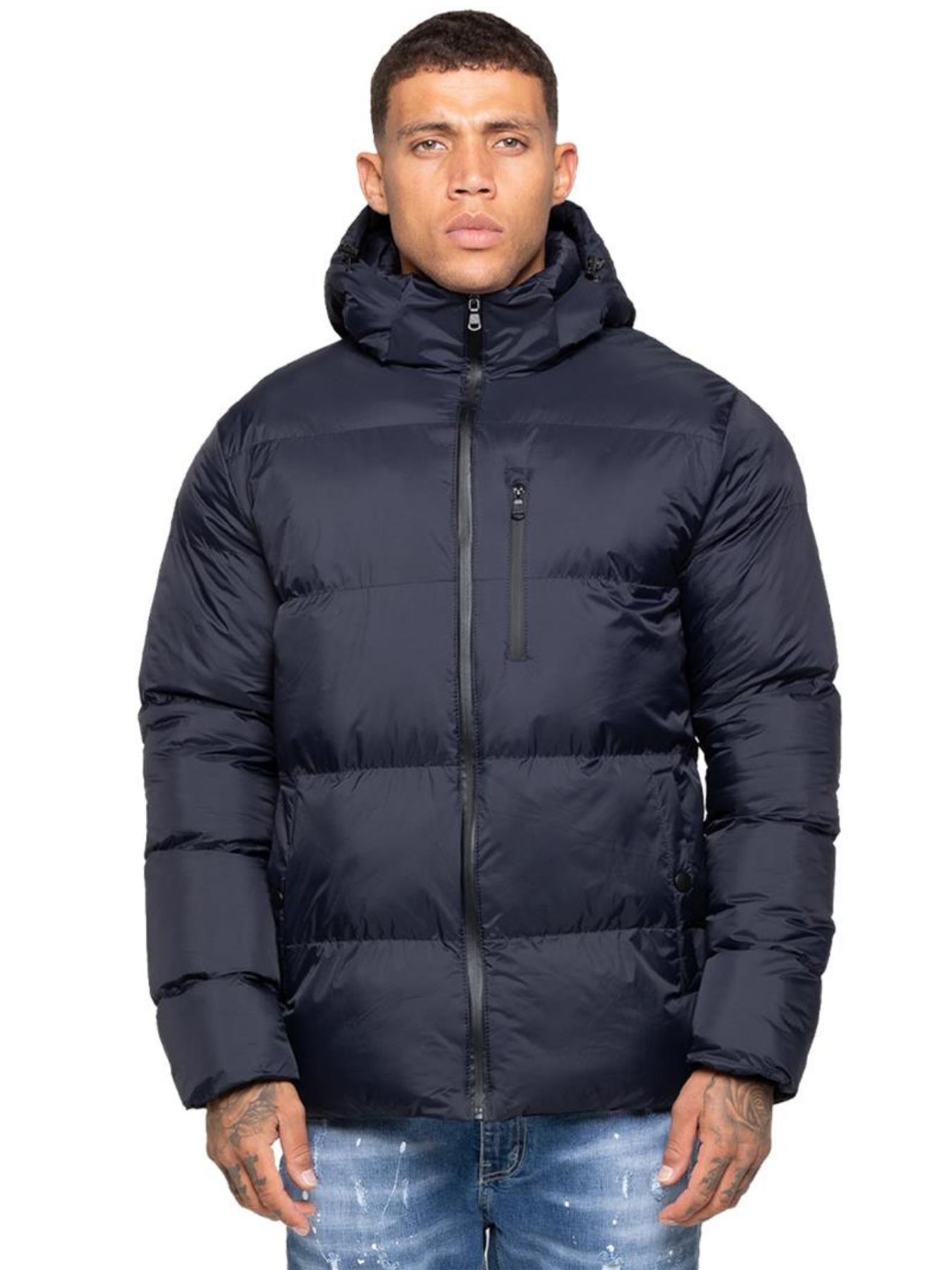 Kruze Hombre Chaqueta Acolchada Impermeable Invierno Suave Cálido Casual Capucha - Picture 21 of 28