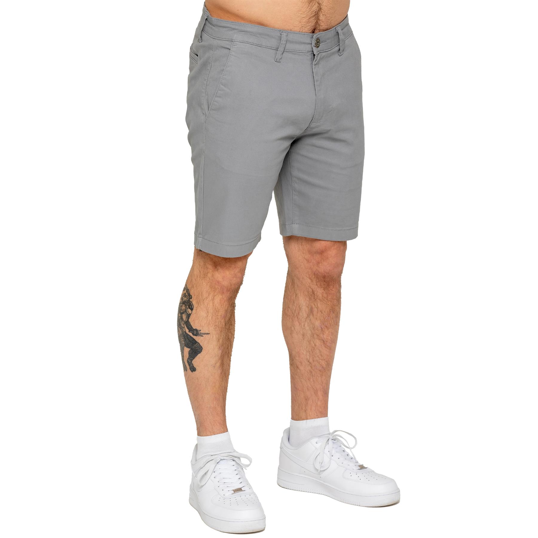 Enzo Herren Chino Shorts Freizeit Baumwolle Sommer Stretch Slim Fit Halb Hose - Bild 19 von 34
