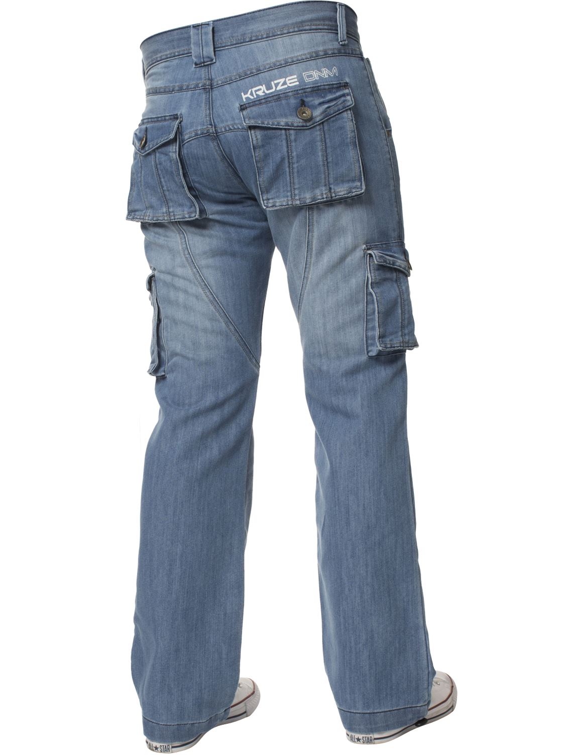 jean cargo homme large