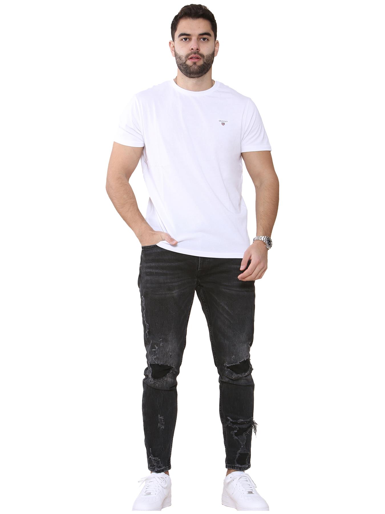 GANT Algodón Hombre Camisetas Manga Corta Casual Top Cuello Redondo Talla UK - Imagen 82 de 95