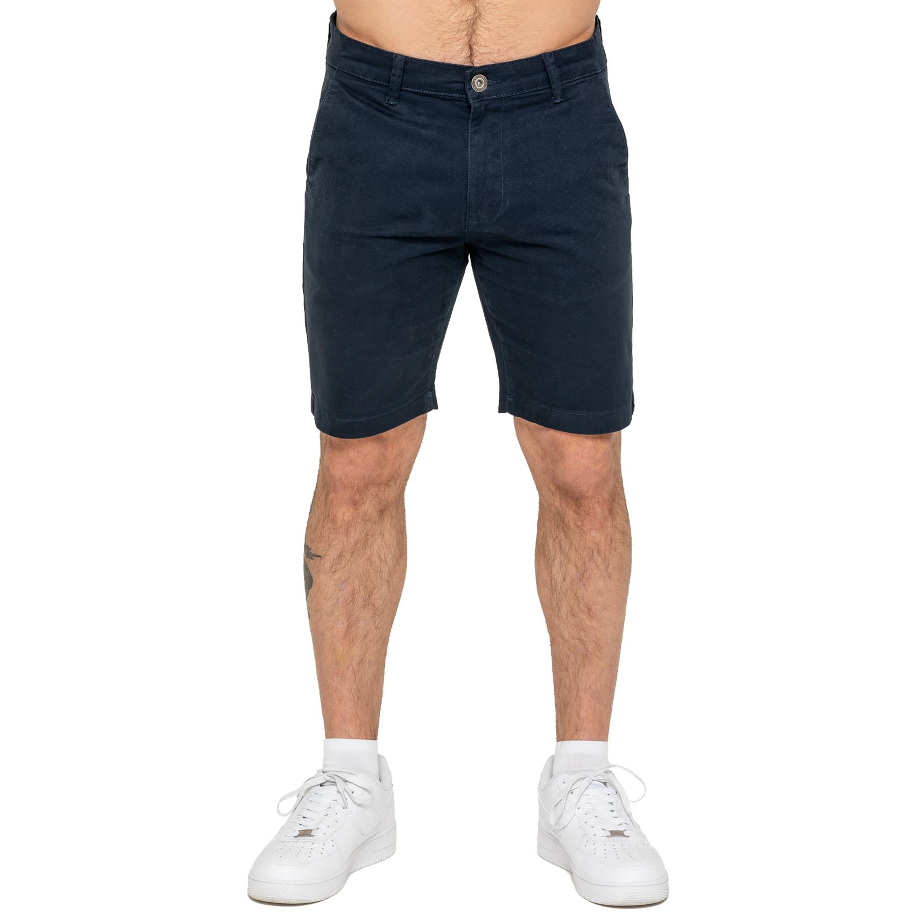 Enzo Herren Chino Shorts Freizeit Baumwolle Sommer Stretch Slim Fit Halb Hose - Bild 24 von 34