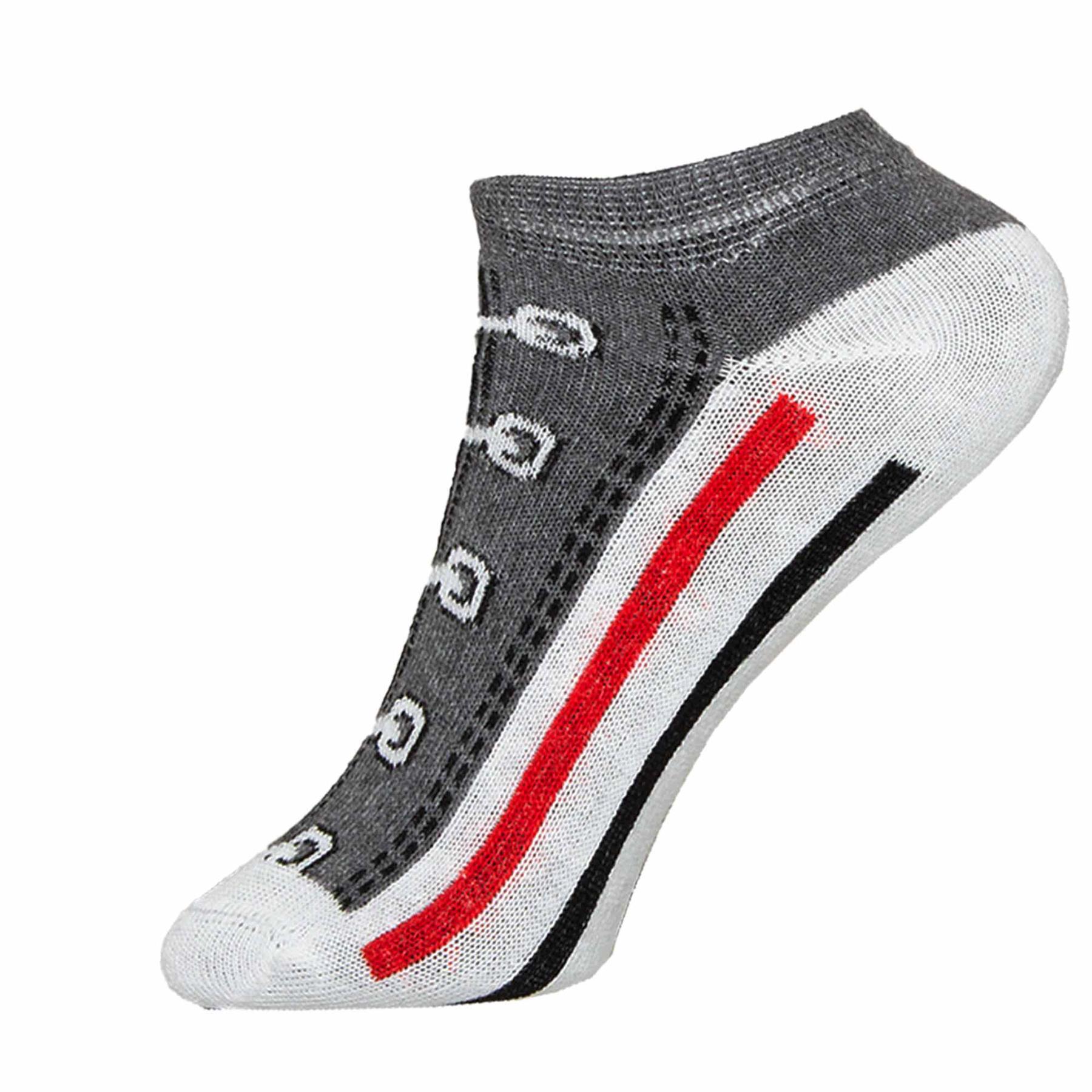 Boys Girls Socks Kids Trainer 6 Pairs Sports Ankle Shoe Liner Cotton School Sock - Picture 36 of 36