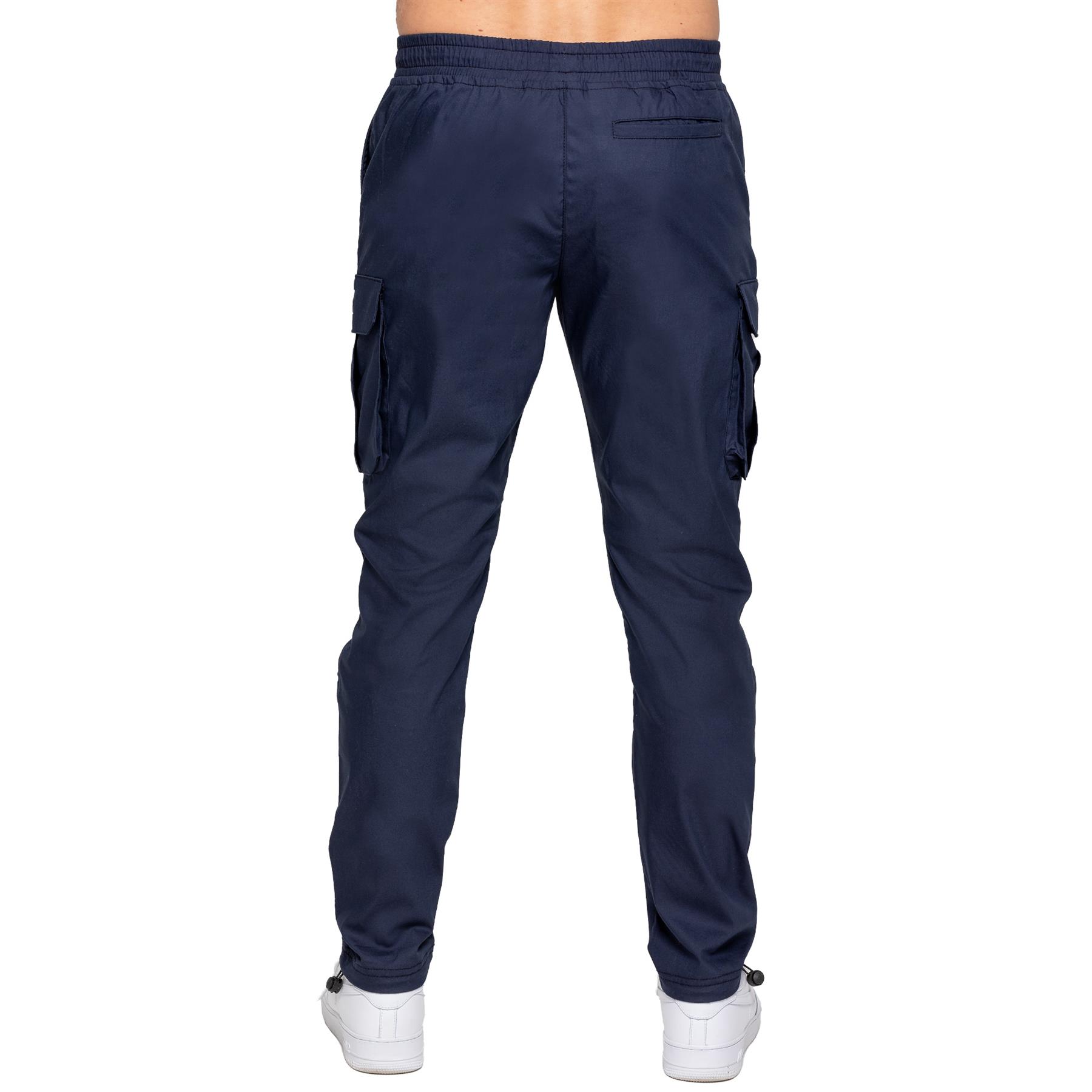 Enzo Jeans Herren Cargohose Freizeit Elastisch Arbeitshose - Picture 20 of 29