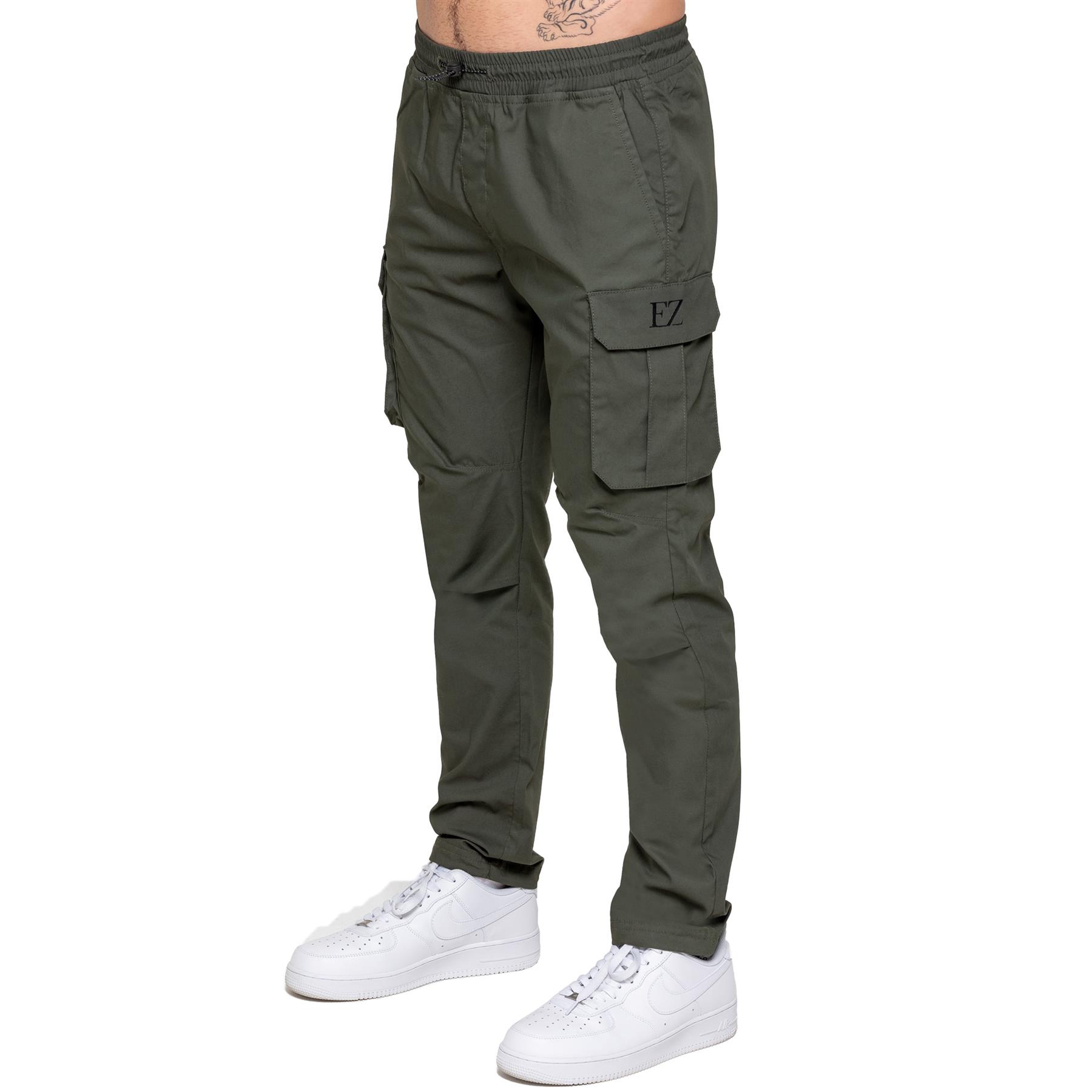 Enzo Jeans Herren Cargohose Freizeit Elastisch Arbeitshose - Picture 13 of 29