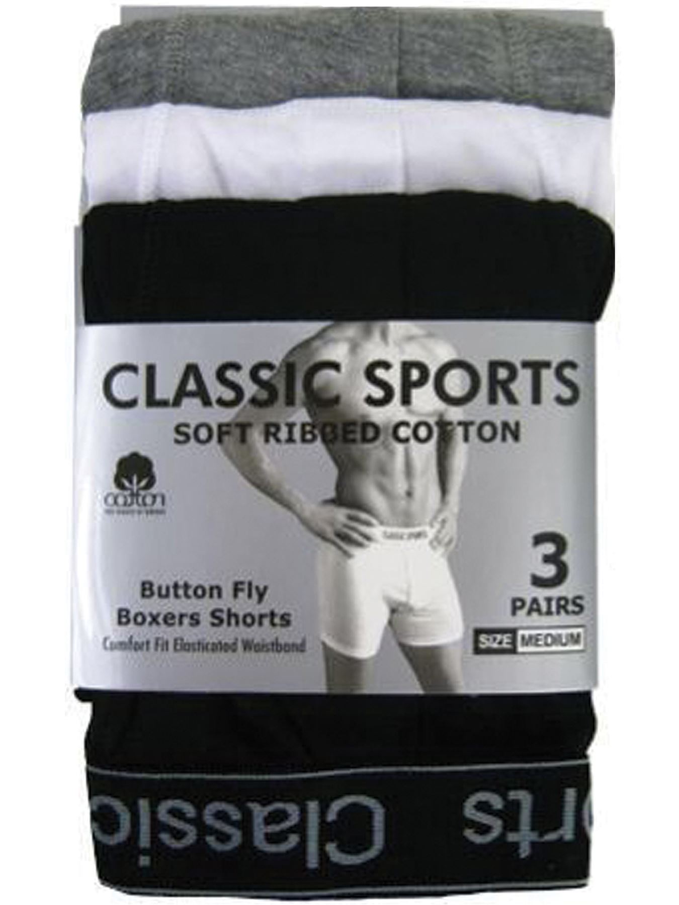 Mens Boxer Shorts Underwear Multipack 3 & 6 Pack Designer Cotton Boxers