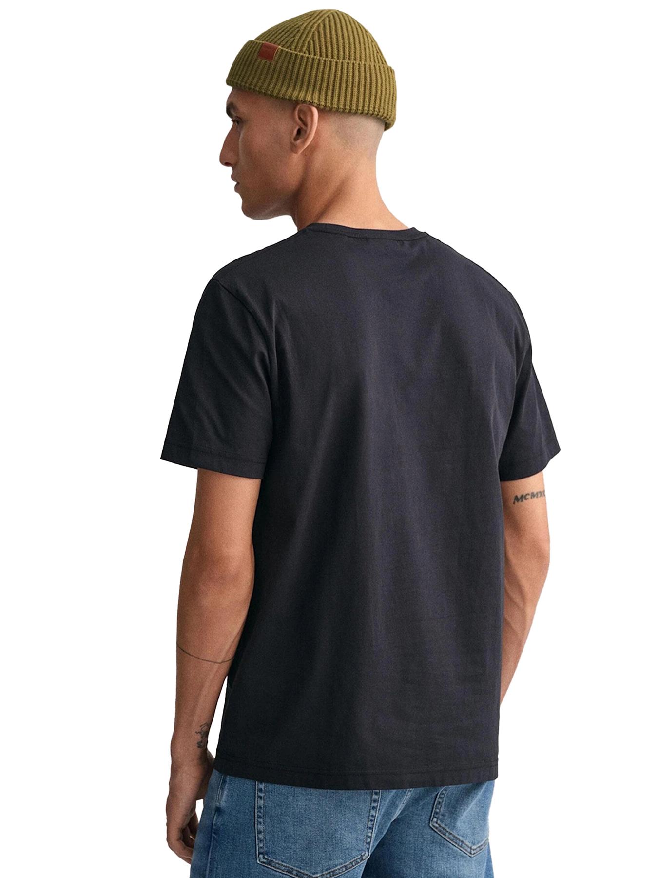 GANT Algodón Hombre Camisetas Manga Corta Casual Top Cuello Redondo Talla UK - Imagen 8 de 95