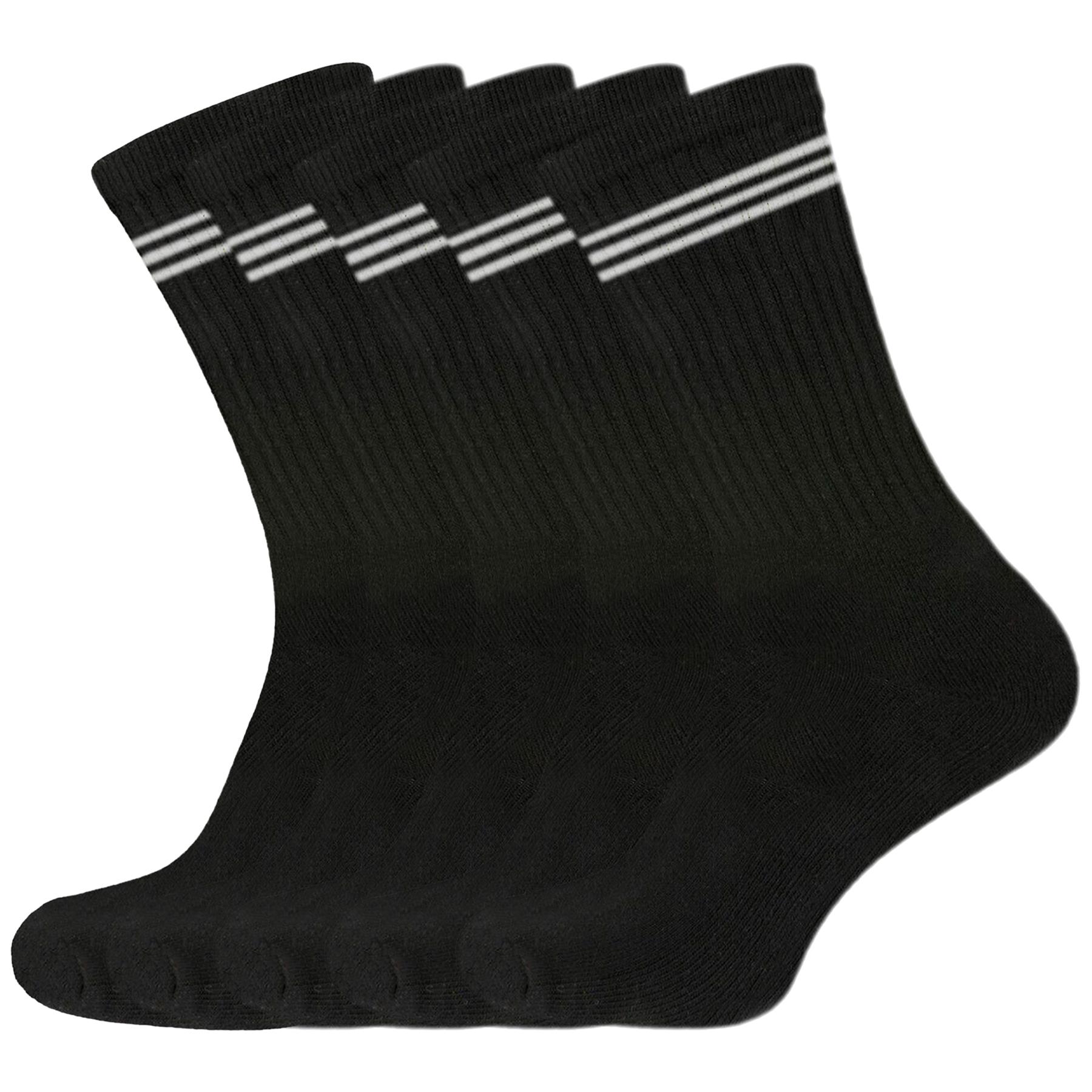 6 Pairs Sports Socks Mens Cotton Rich Cushioned Crew Ankle Gym Socks Size 6-11 - Picture 2 of 16