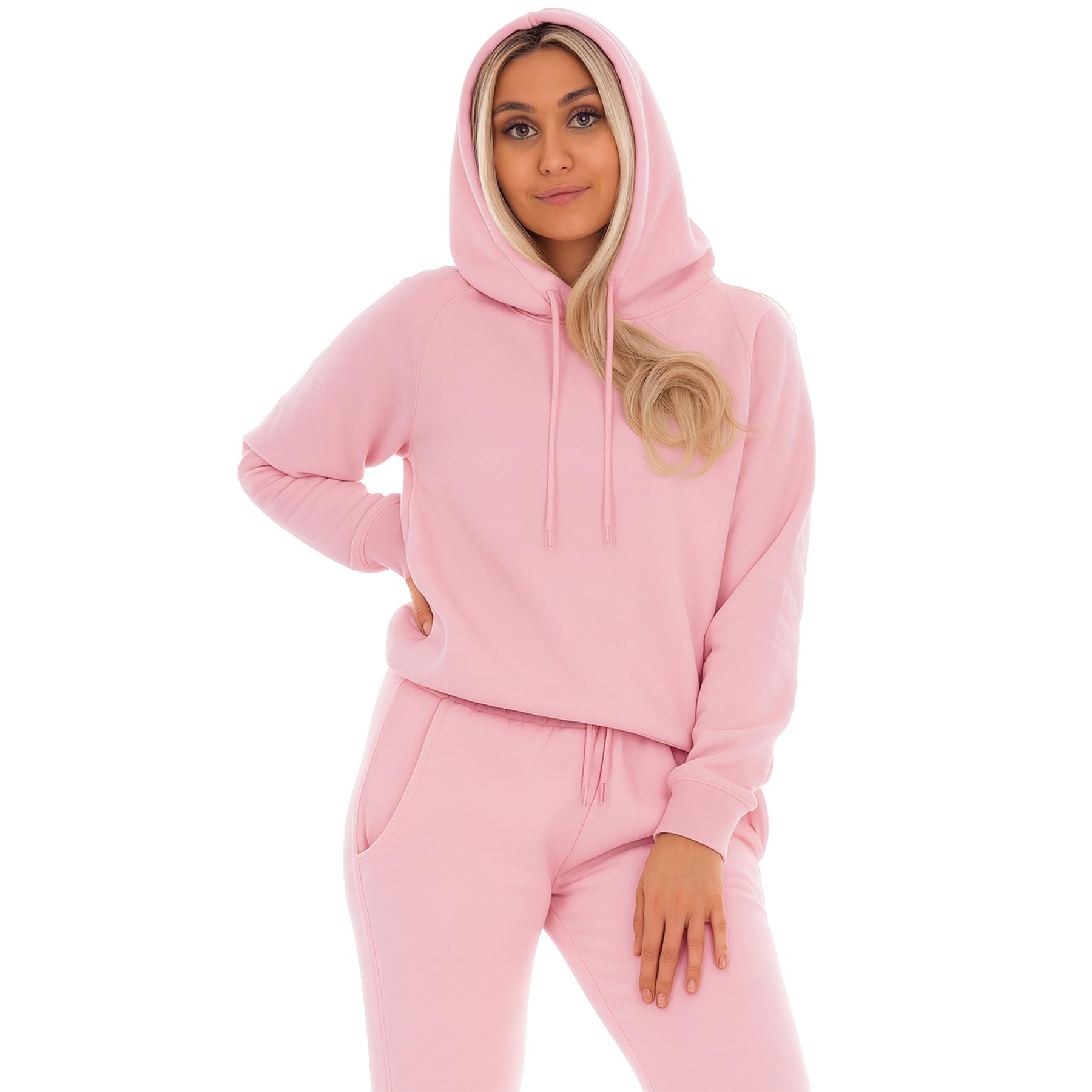 Kruze Mujer Chándal Tripulante Cuello Corte Normal Pantalón de Chándal Polar Set - Imagen 46 de 47