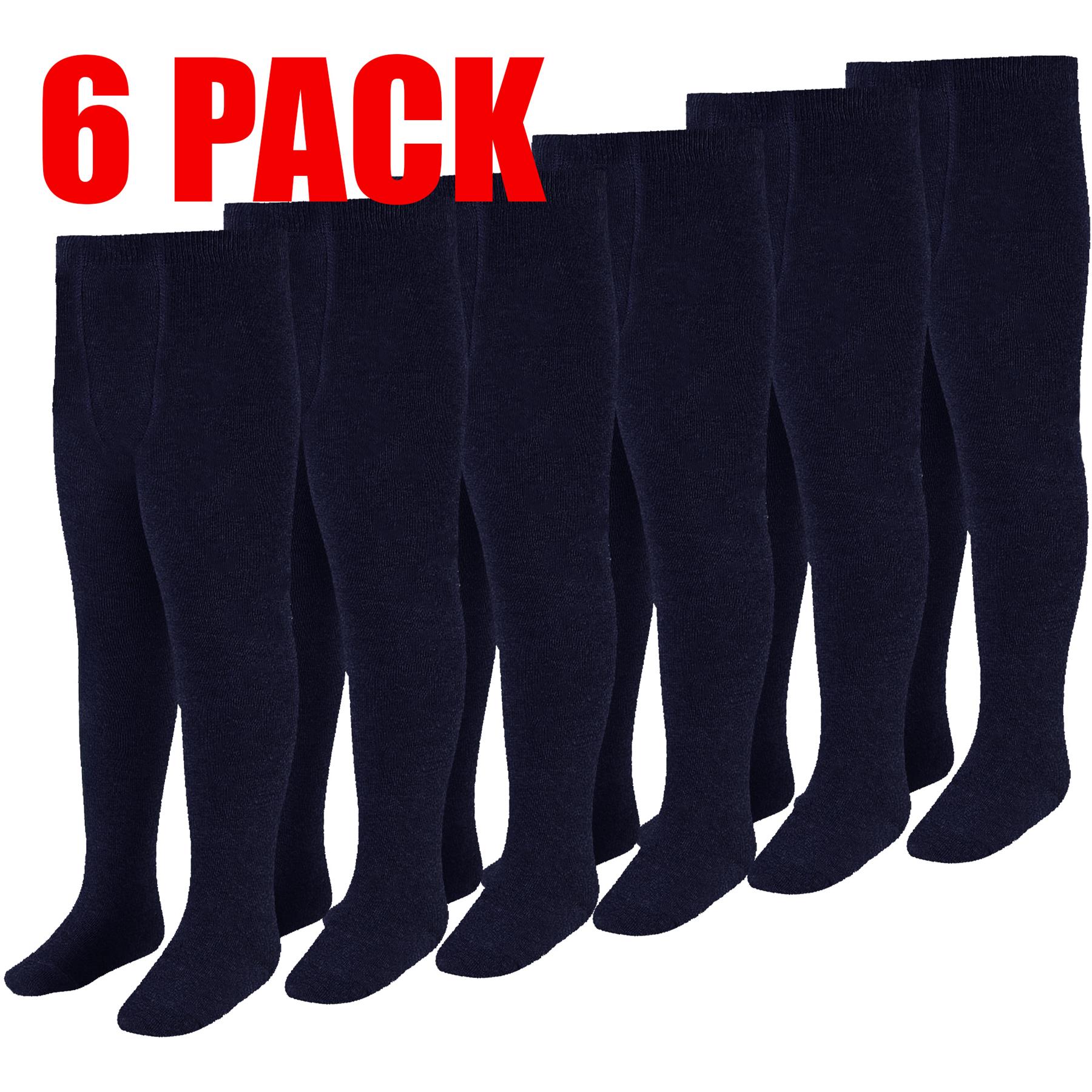 3 Pack Girls Tights School Super Soft Cotton Rich Back 2 School Age 3 – 13 Years - Picture 16 of 19
