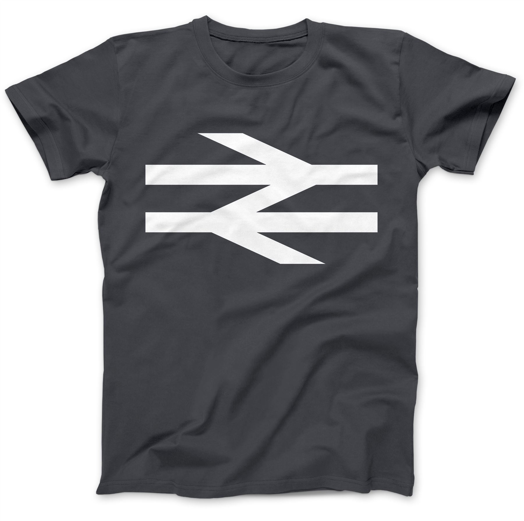 British Rail As Worn By Damon Albarn T-Shirt 100/% Premium Cotton Arrows Train