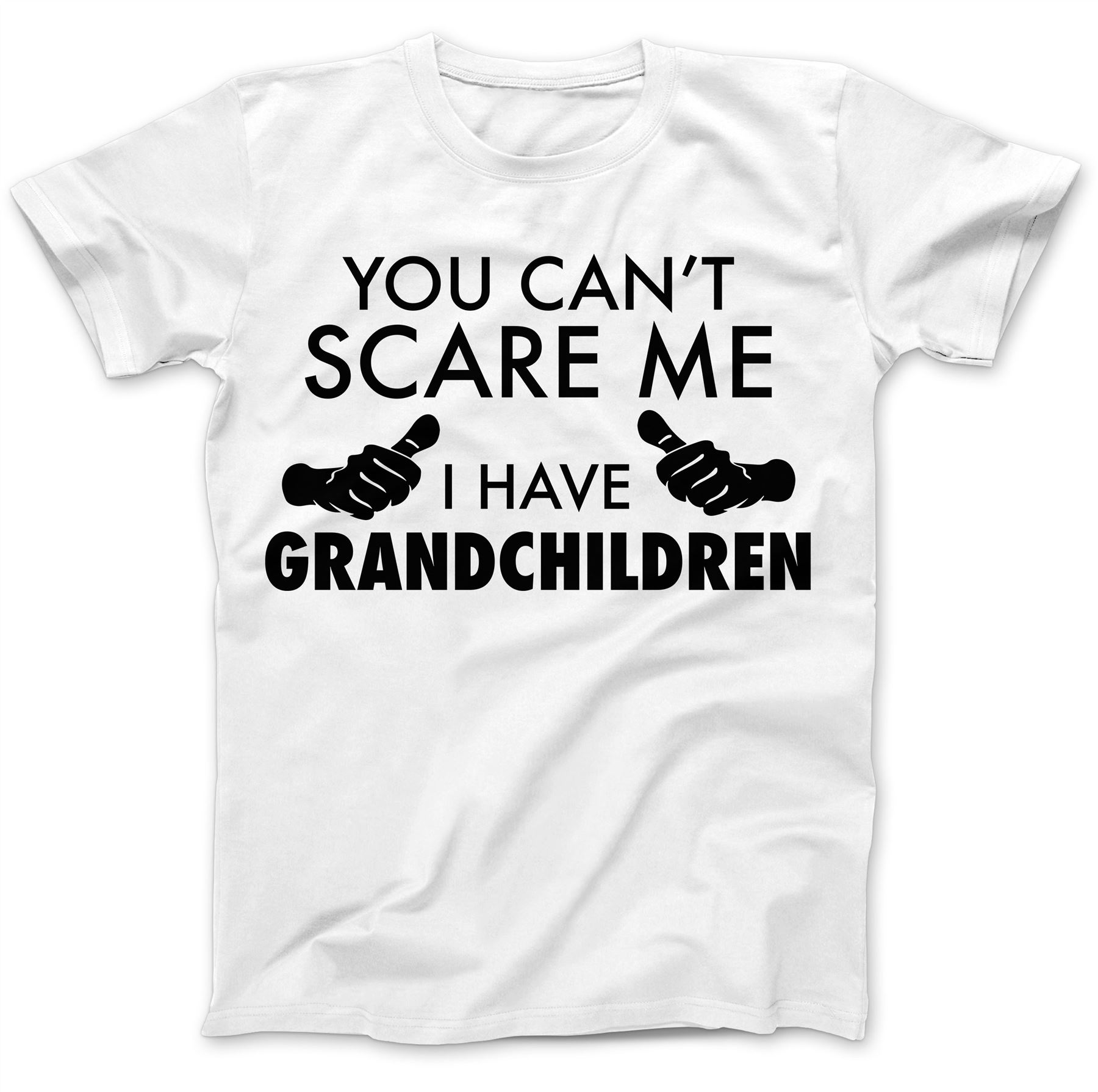 Mens Funny T-Shirt Fathers Day Grandad You Can/'t Scare Me I Have Grandkids
