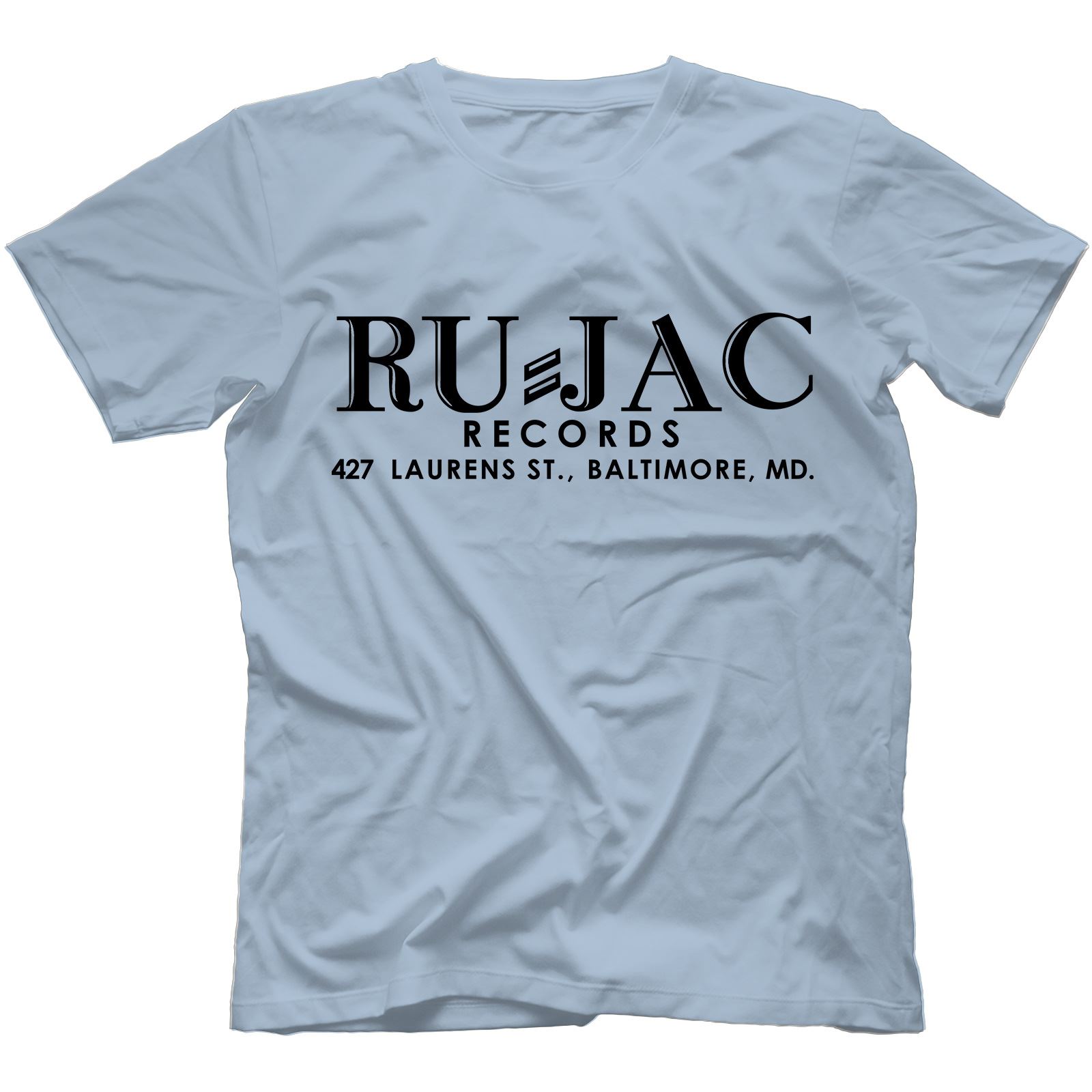 Ru-Jac Records T-shirt 100/% Coton Dynamic Corvettes Gene /& Eddie Soul