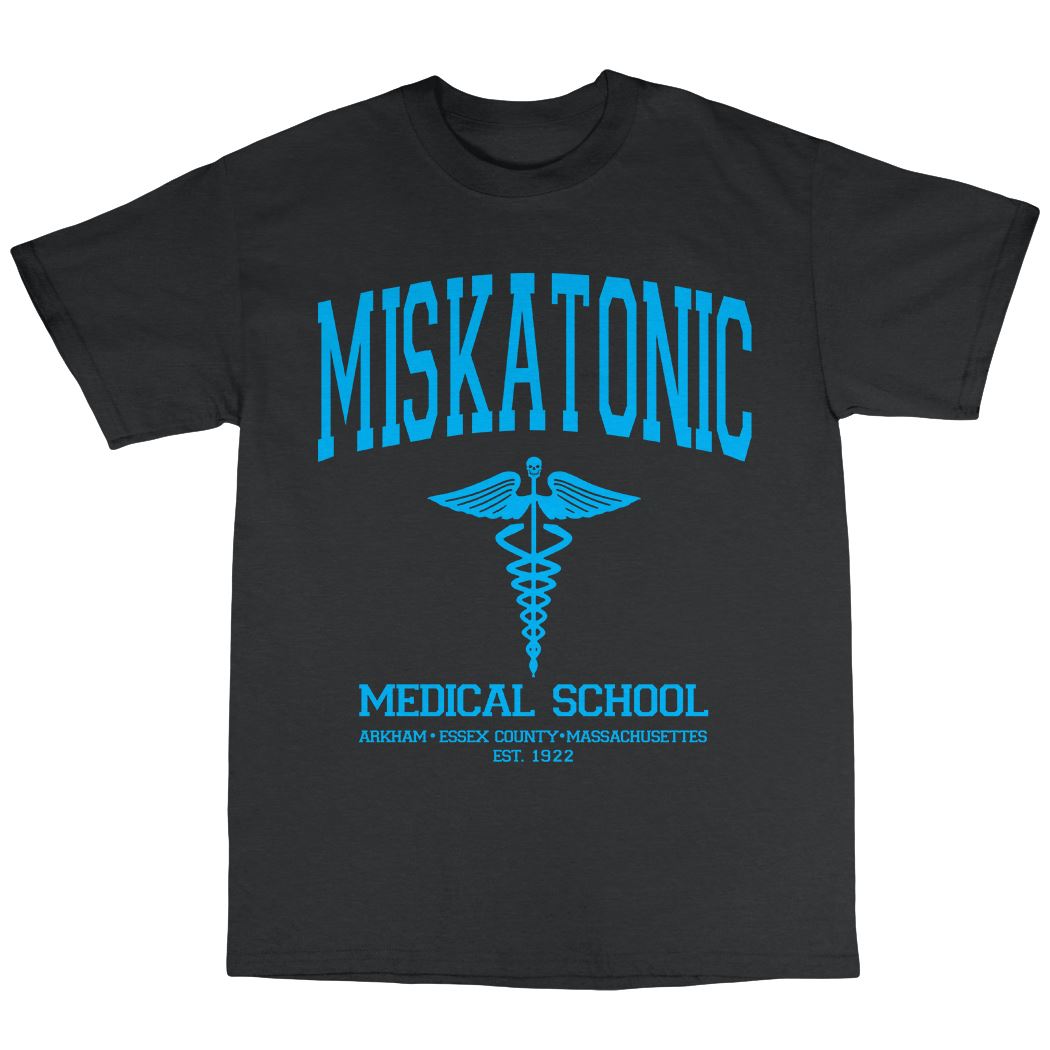 Miskatonic Medical School TShirt 100 Cotton University The Dunwich