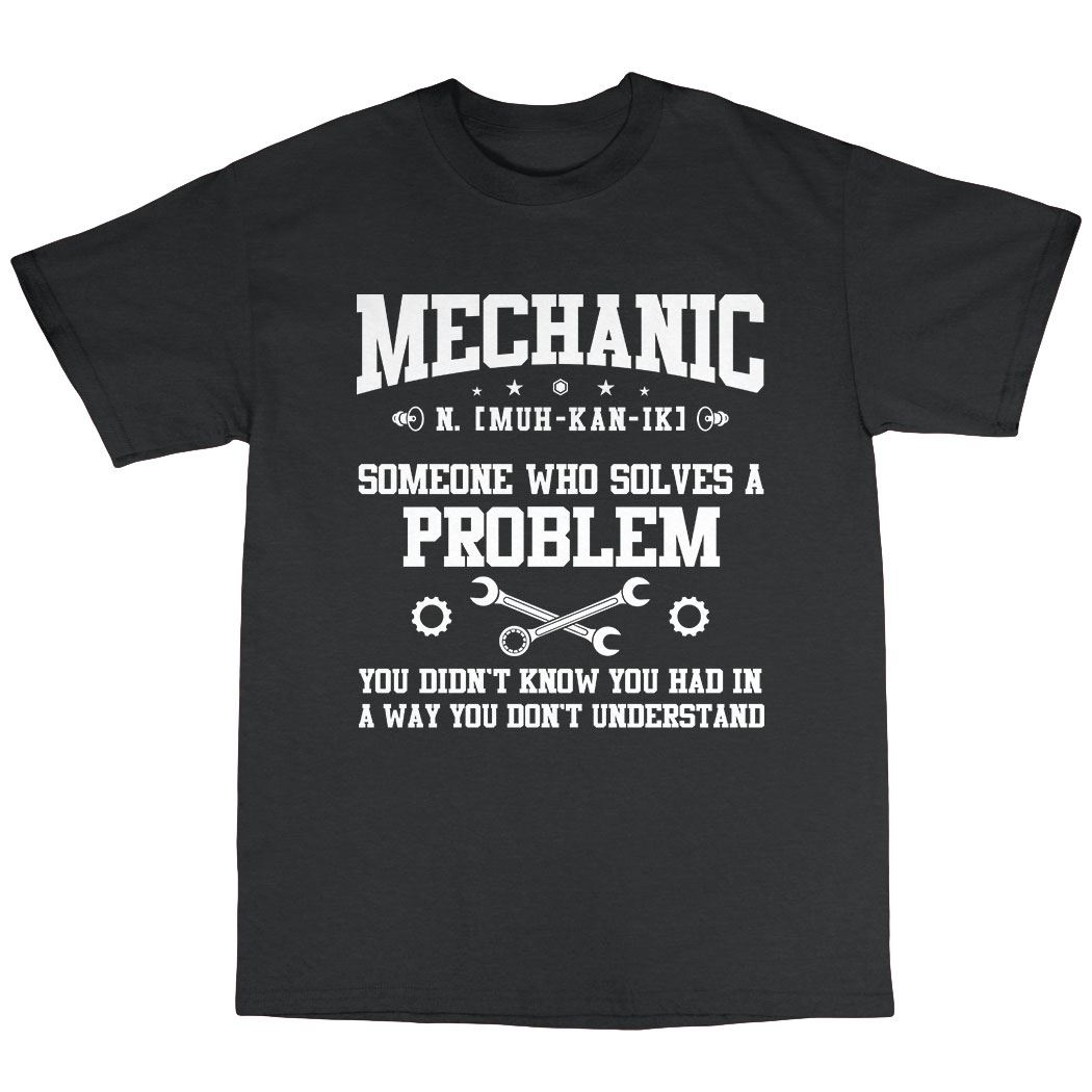 Mechanic TShirt Cotton Tradesman Technician Gift Present Funny eBay