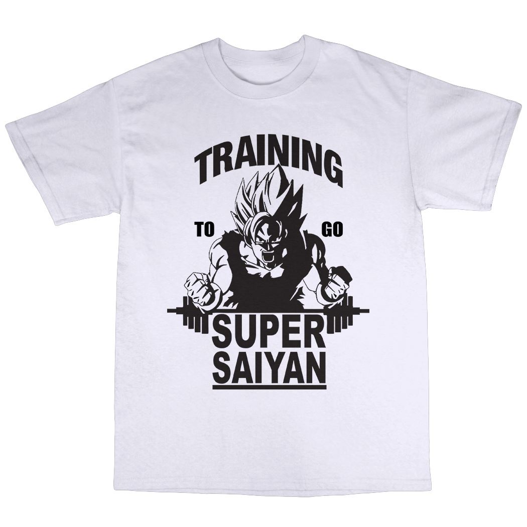 Super Saiyan Training T-Shirt 100/% Premium Cotton Manga