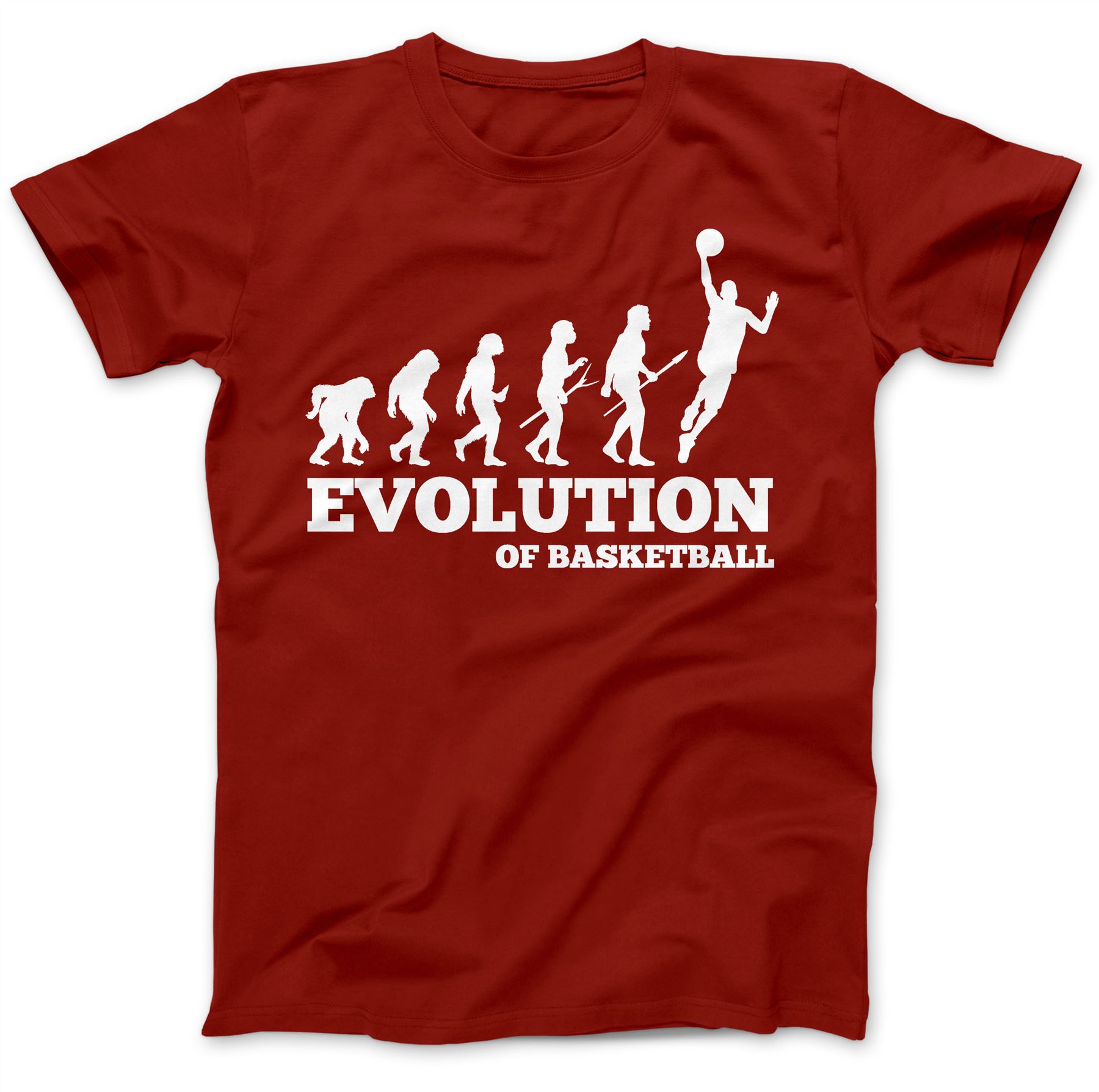 Basketball Evolution TShirt 100 Premium Cotton Gift Present Slam Dunk eBay