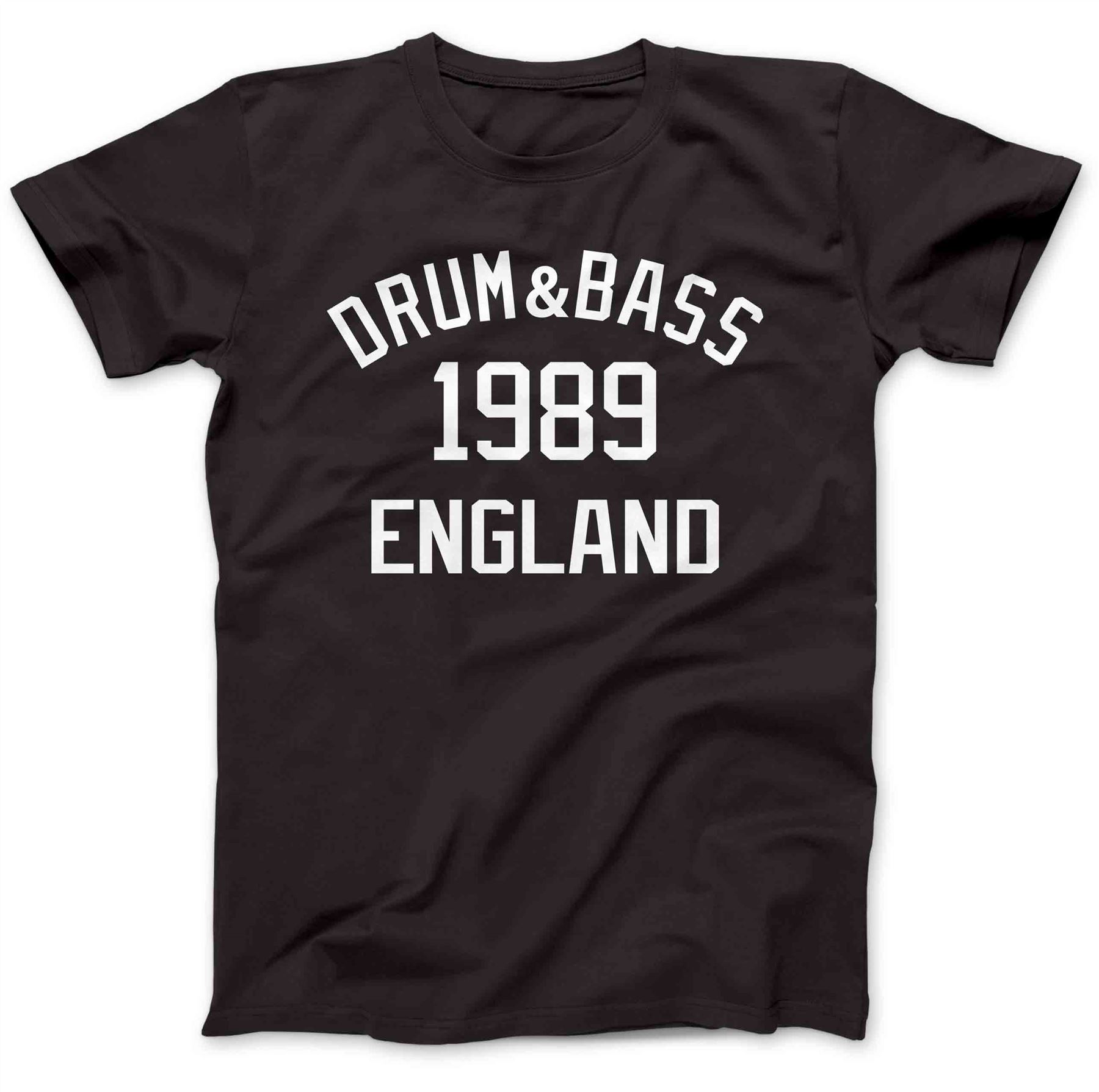 Drum & Bass Music 1989 TShirt 100 Premium Cotton Goldie Drum 