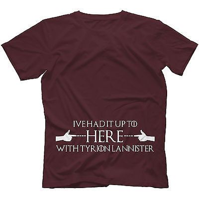 Tyrion Lannister T-Shirt Game Of Thrones Inspired 100% Cotton Imp Dwarf Tyrion Lannister T-Shirt Game Of Thrones Inspired 100% Cotton Imp Dwarf