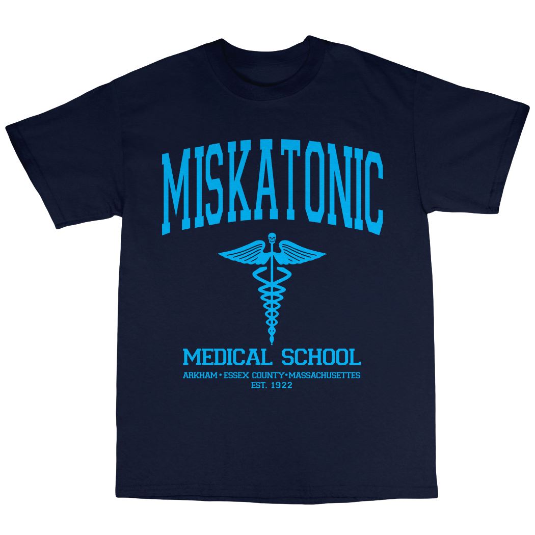 Miskatonic Medical School TShirt 100 Cotton University The Dunwich
