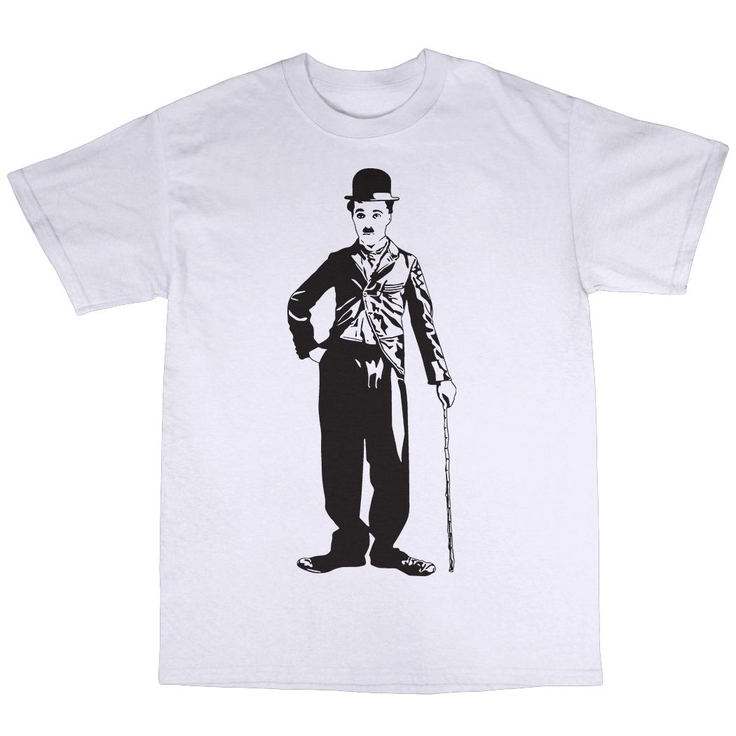 Charlie Chaplin TShirt 100 Cotton The Tramp The Great Dictator The