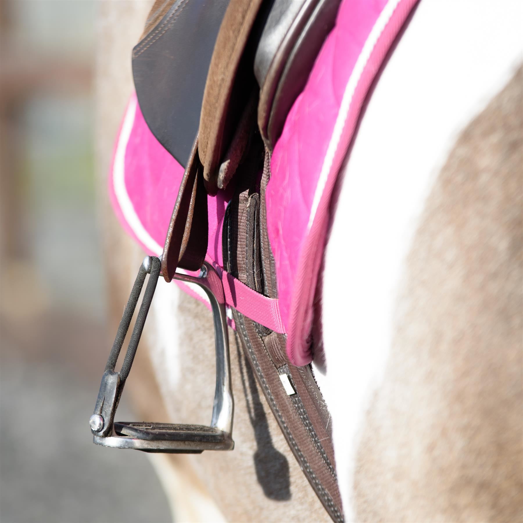 Saddle Numnah General Pads Cloth Wave Design Quilting Multi Colors Full/Cob/Pony - Picture 16 of 21