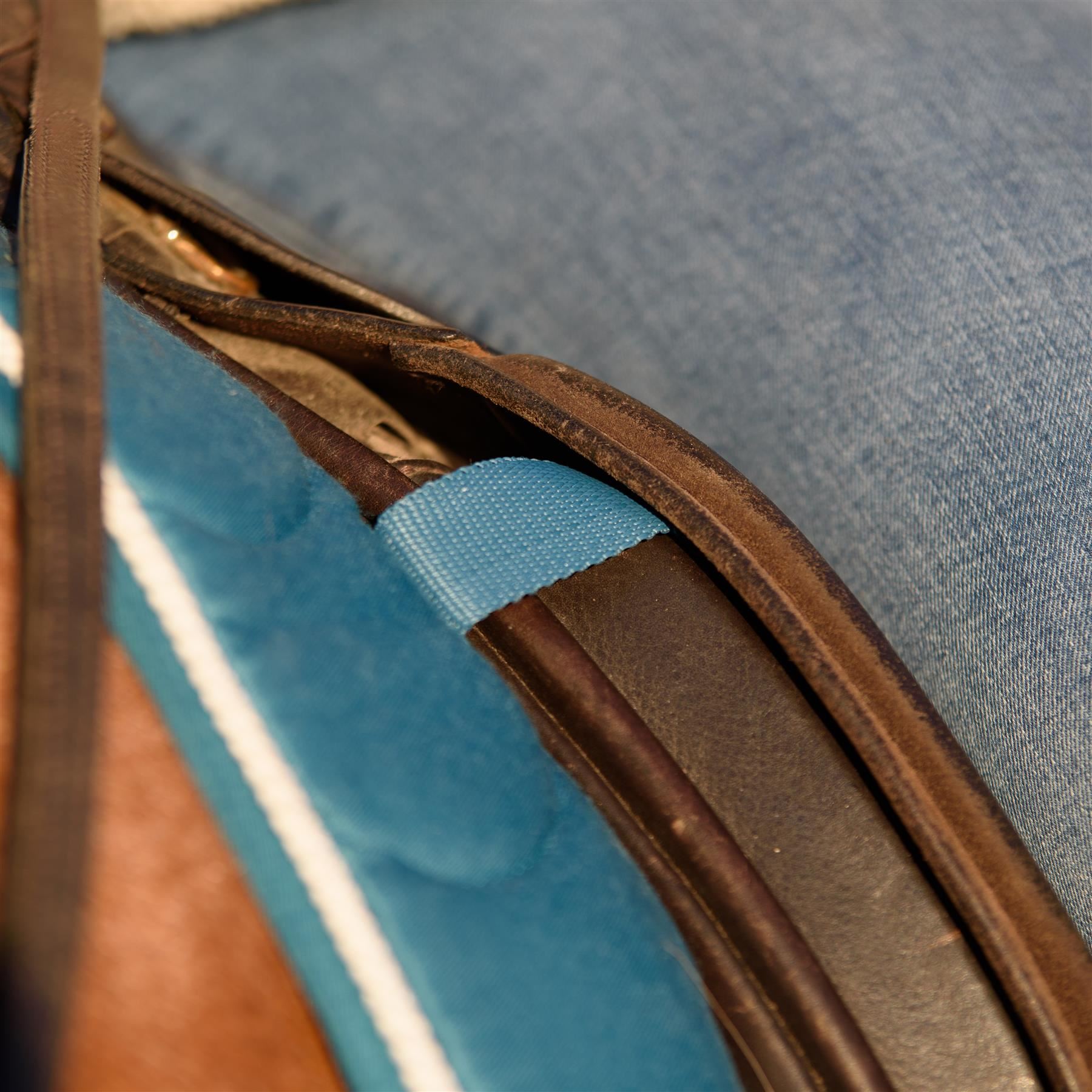 Saddle Numnah General Pads Cloth Wave Design Quilting Multi Colors Full/Cob/Pony - Picture 10 of 21