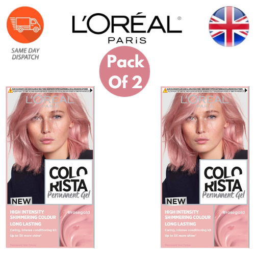 L'Oréal Paris Colorista Permanent Gel Haarfarbe Rosegold 1er bis 3er Pack - Bild 7 von 8