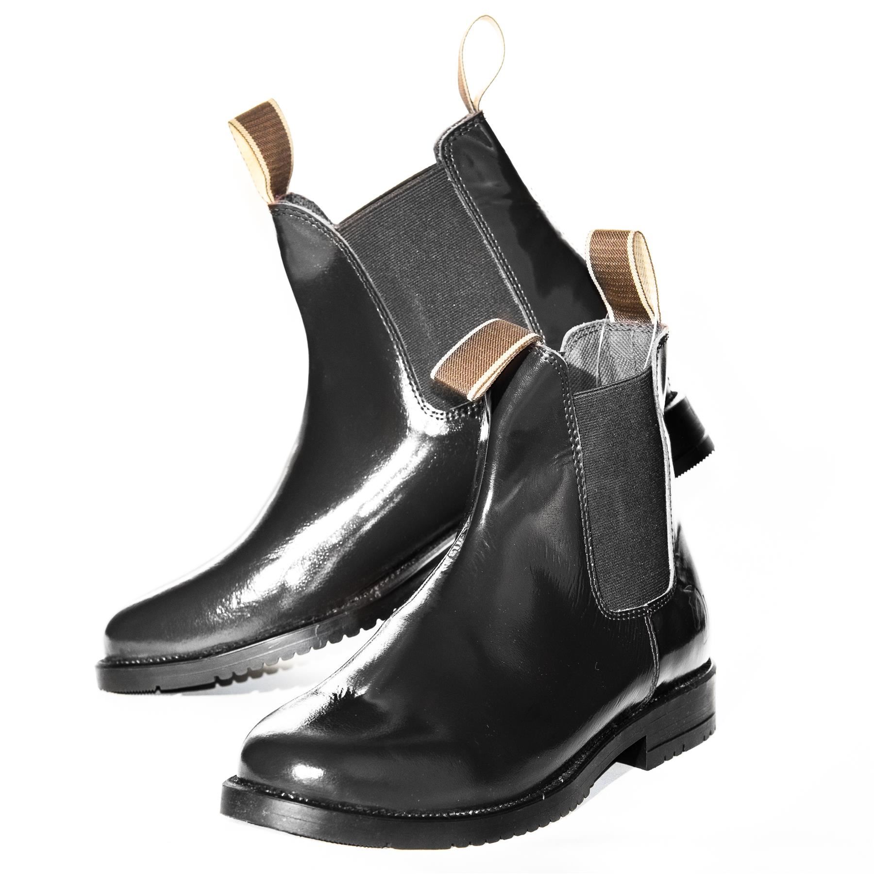 Reiten schwarz Reitstiefel Pferd Erwachsene Leder Kinder braun Kinder 13 - UK 10 - Bild 9 von 27