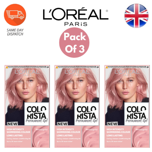 L'Oréal Paris Colorista Permanent Gel Haarfarbe Rosegold 1er bis 3er Pack - Bild 8 von 8