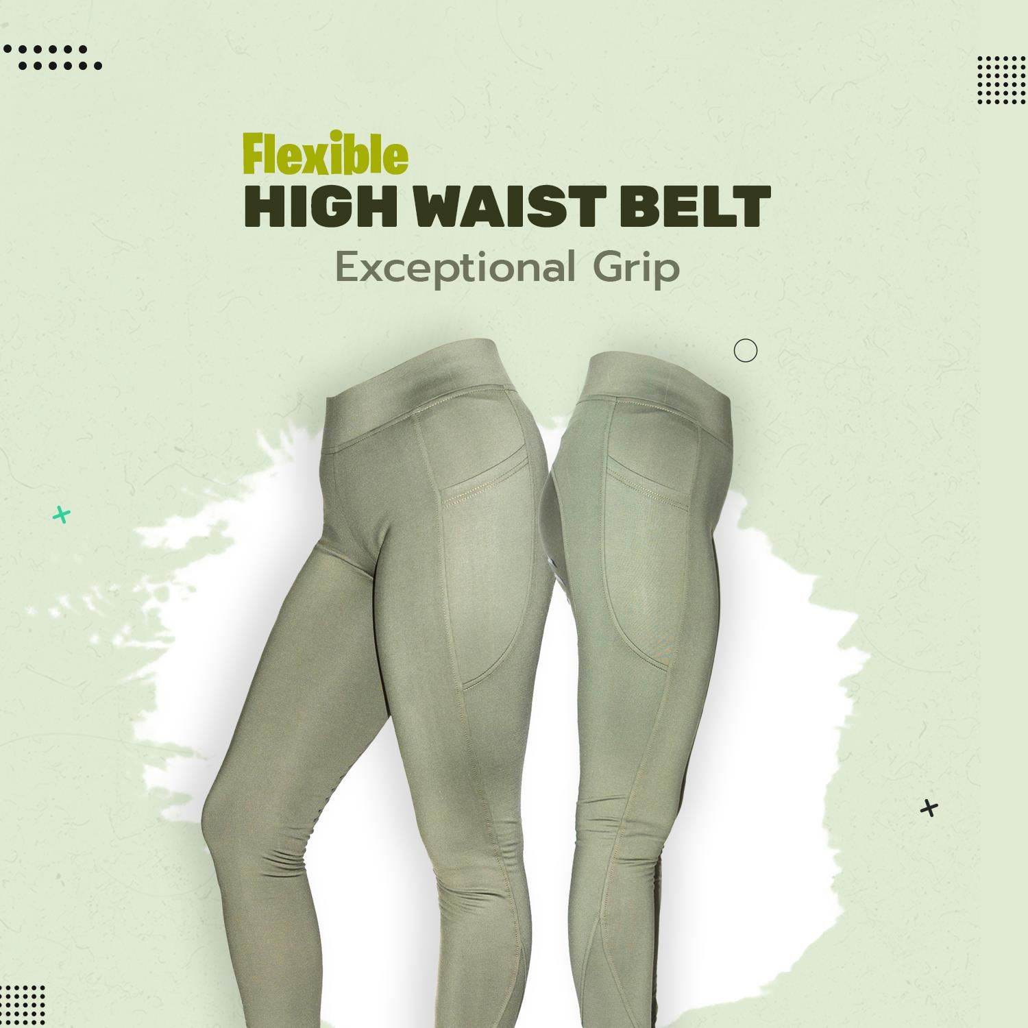 Riding Ladies Horse Tight Silicon Grip Riding Leggings Breeches 24''-34'' - Picture 12 of 21