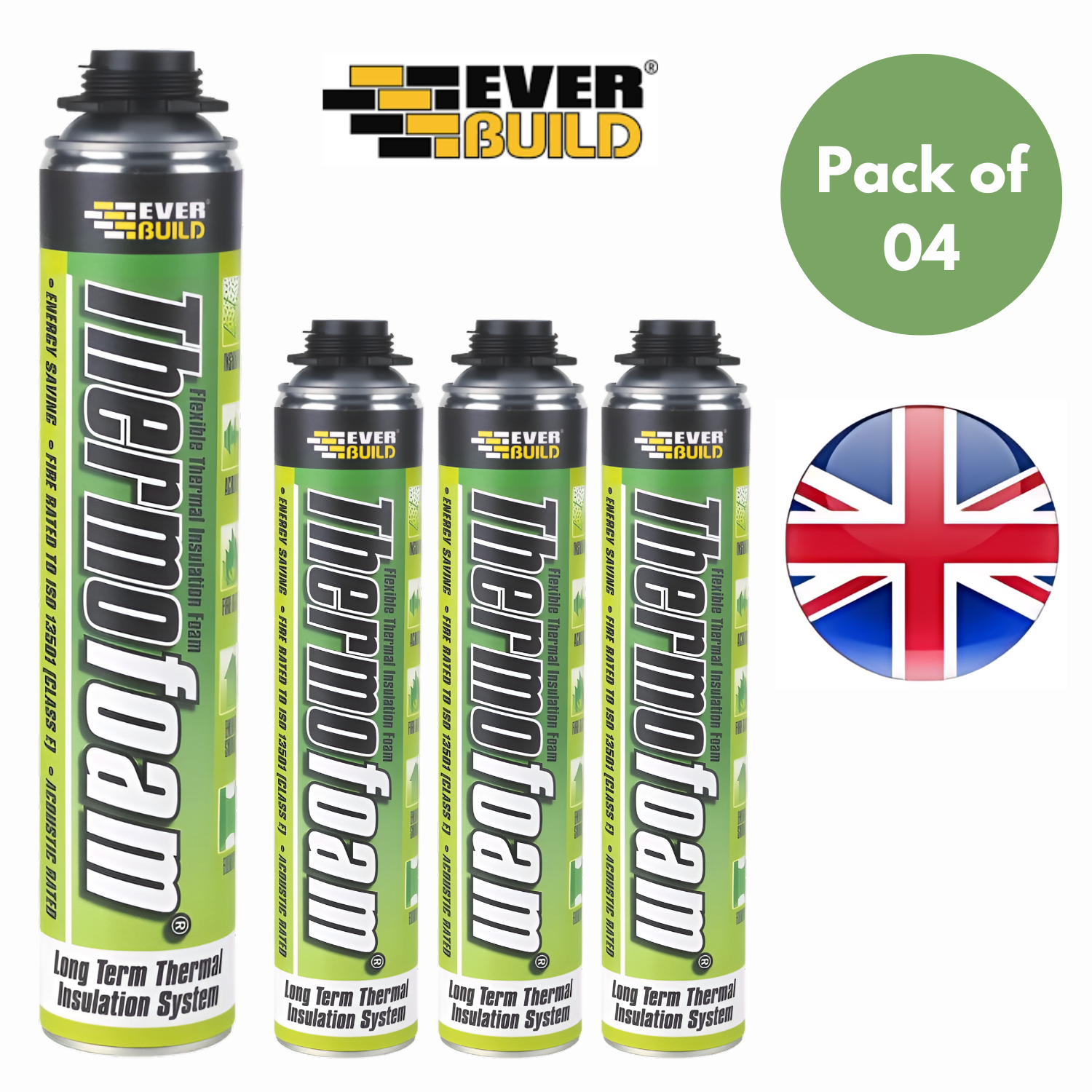Everbuild ThermoFoam Langzeit Wärmedämmschaum für Lücken & Dichtungen - 750ml - Bild 5 von 7