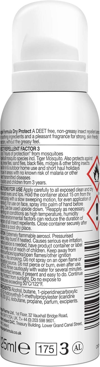 Jungle Formula Dry Protect Insect Repellent Spray Up to 7 Hours -Pack of 1 to 6 - Picture 33 of 36