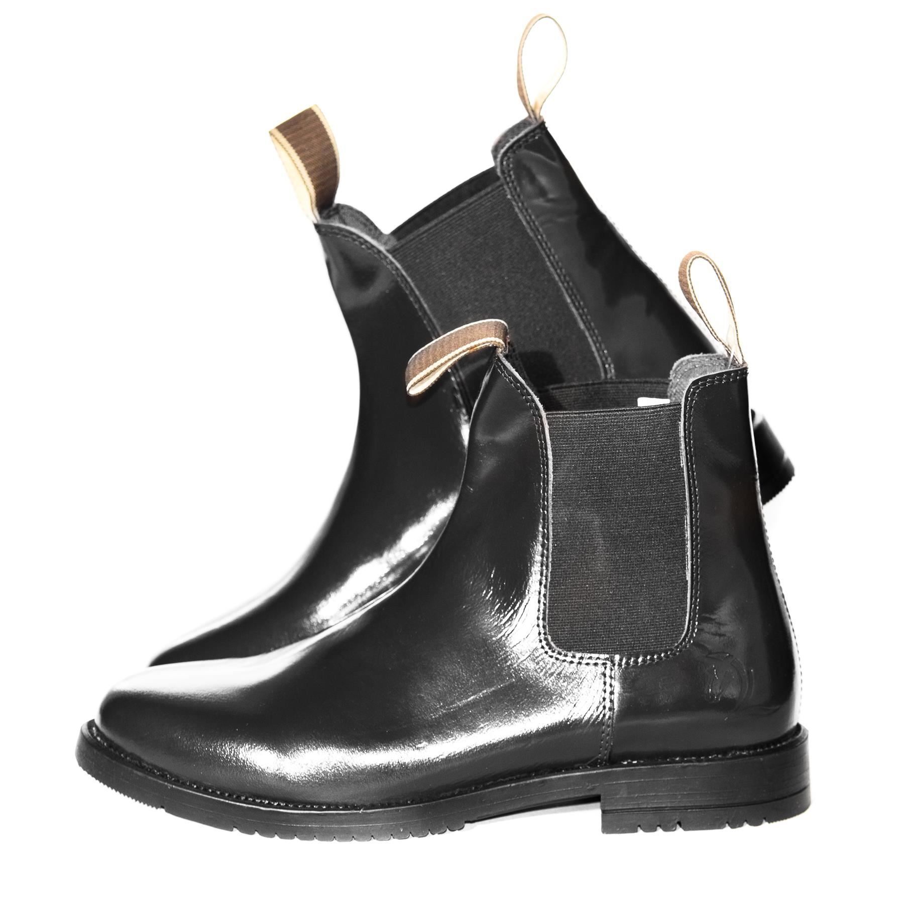 Reiten schwarz Reitstiefel Pferd Erwachsene Leder Kinder braun Kinder 13 - UK 10 - Bild 11 von 27