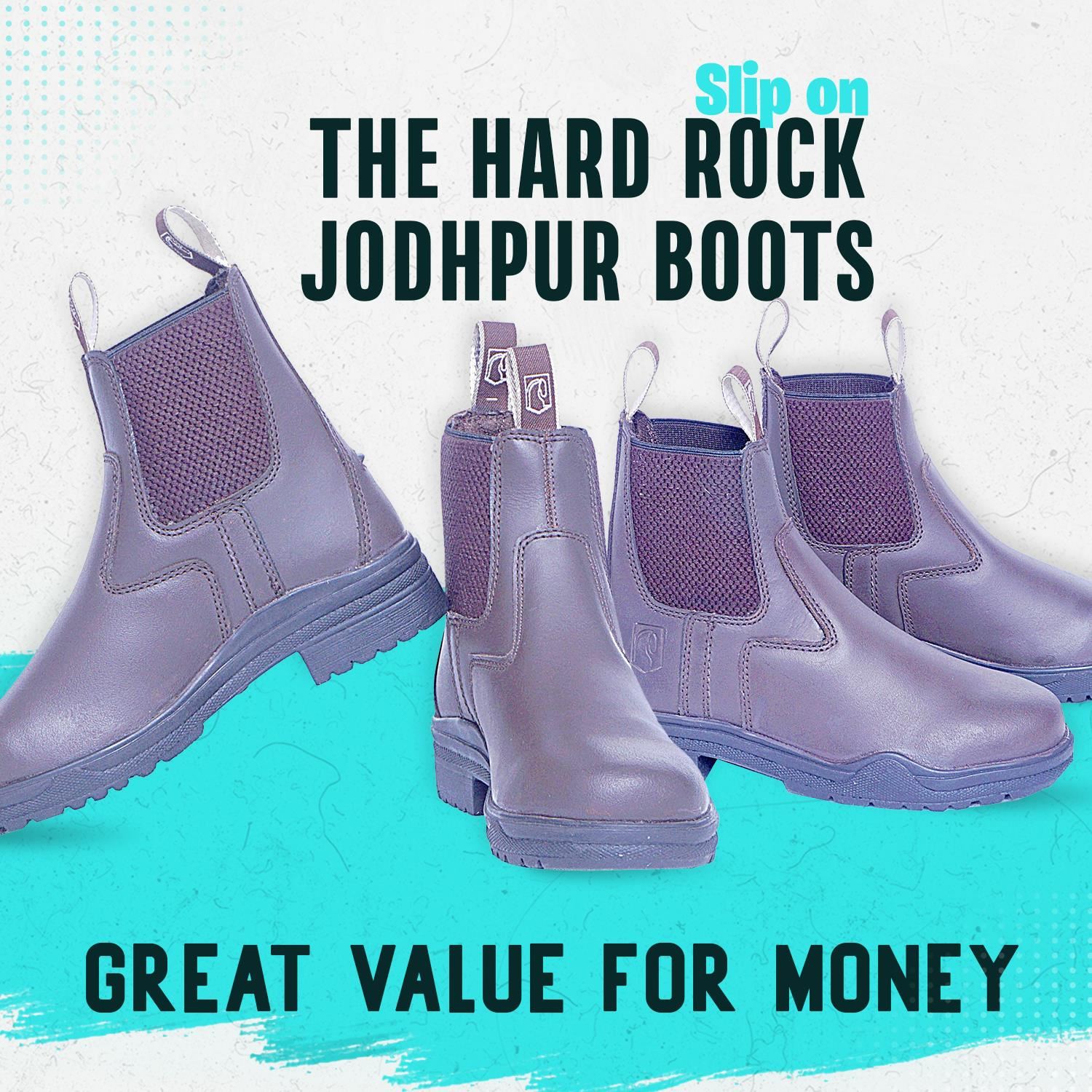 Steel Toe Jodhpur Leather Black Brown Boots Adults Childs Horse Riding Yard 3-13 - Picture 11 of 13