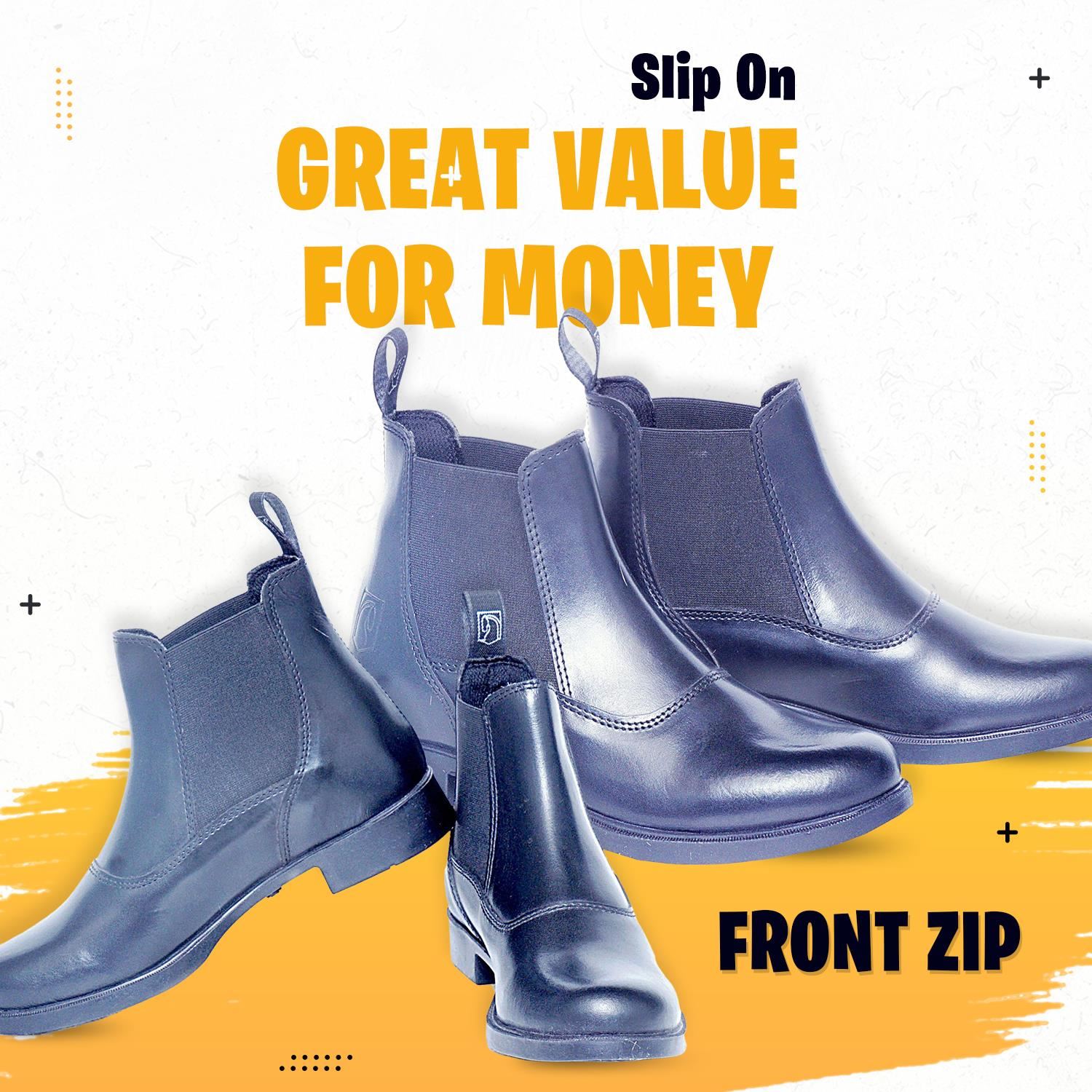 Stiefel Leder Jodhpur klassisch Reiten Damen am Ziehen Damen schwarz braun - Bild 5 von 9