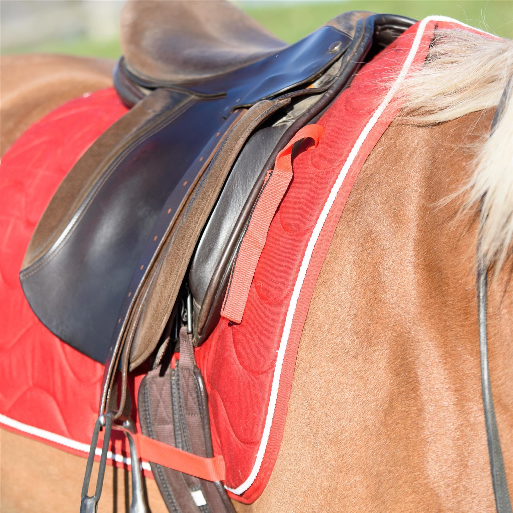 Saddle Numnah General Pads Cloth Wave Design Quilting Multi Colors Full/Cob/Pony - Picture 19 of 21